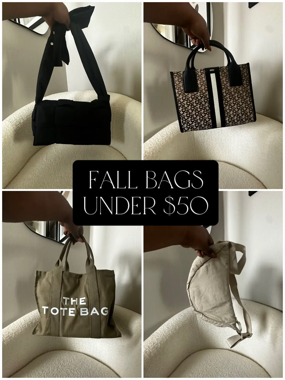 Fall handbags 2025 under $50