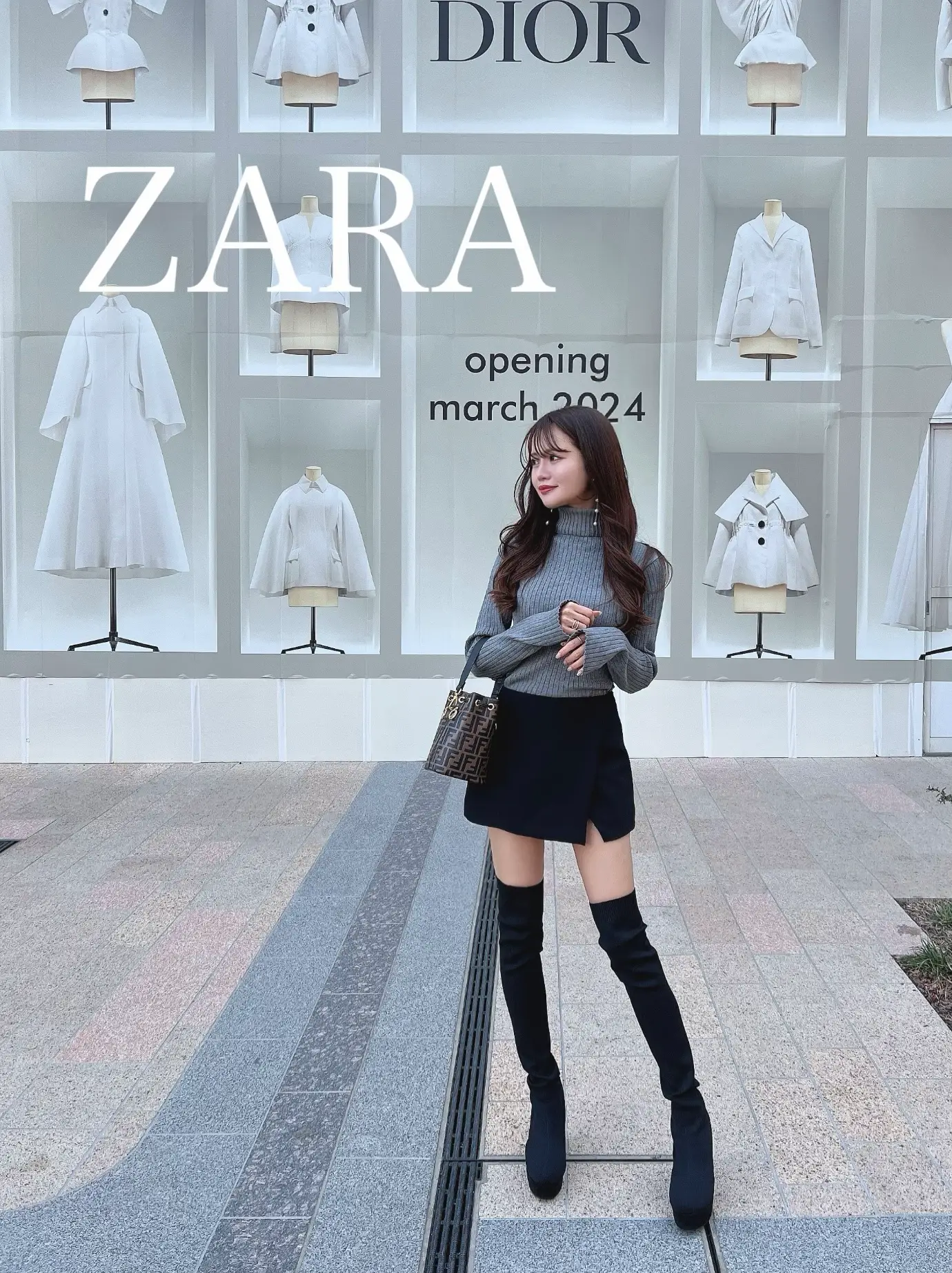 ZARA プリーツスコート XS 出群 - パンツ