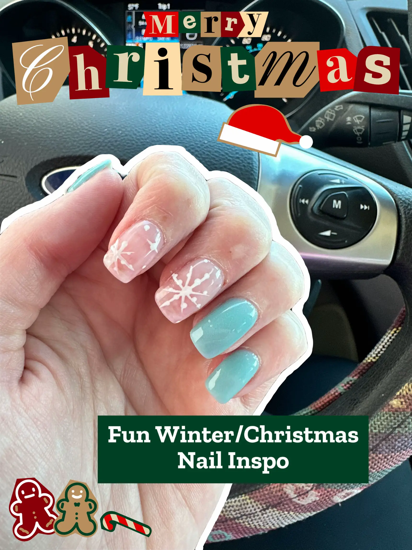 Christmas Nail Inspo: Stunning Acrylic Designs On Tiktok - pykkno3