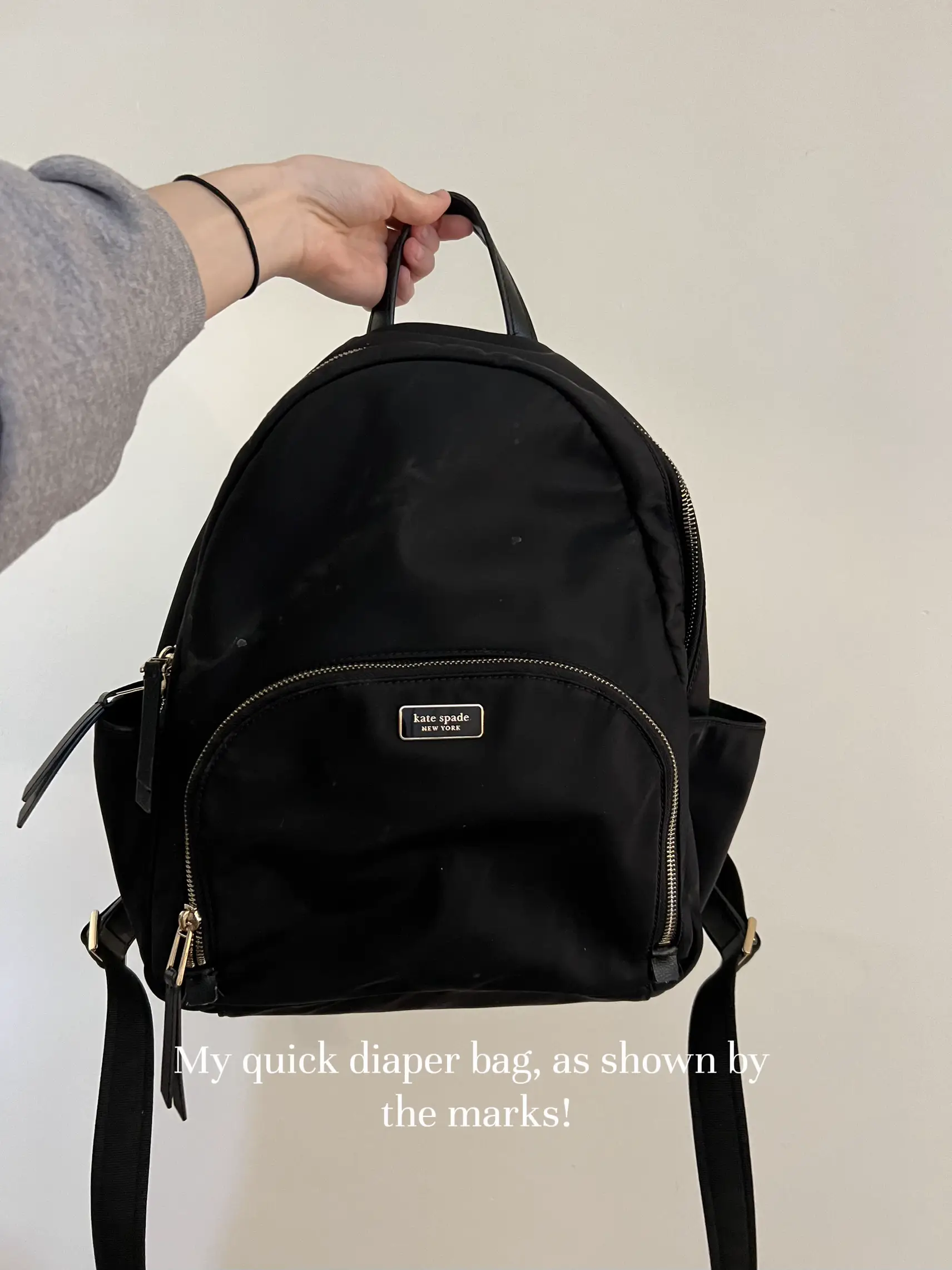 Kate spade diaper bag backpack best sale