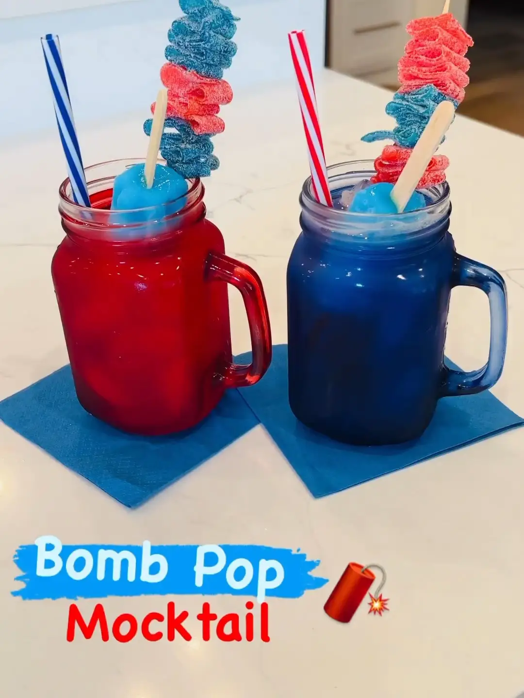 Bomb Pop Mocktail 🇺🇸❤️💙's images
