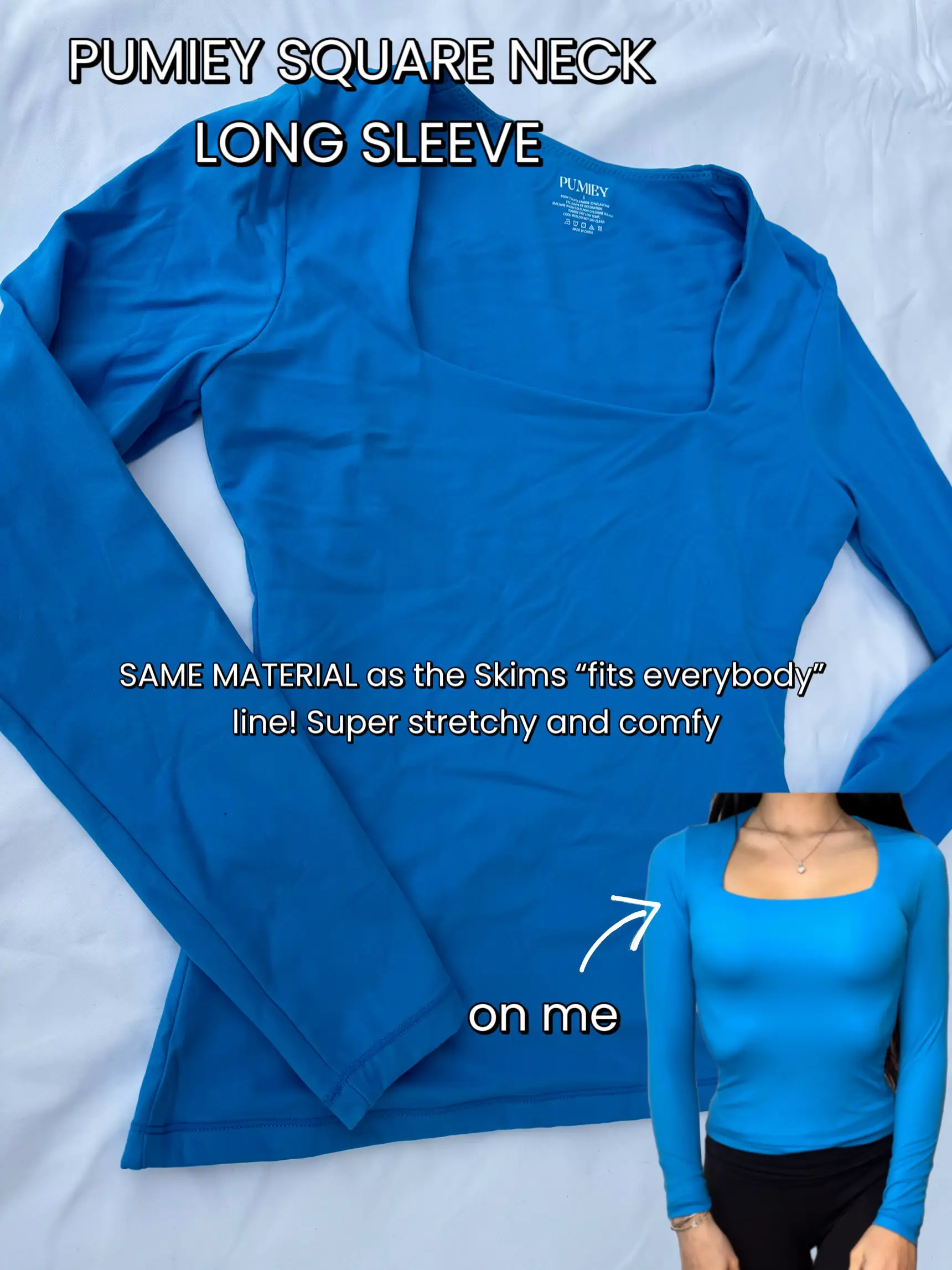 YANHOO Fitted Basic Long Sleeve Shirt Women - Casual Y2K Long Sleeve Tops  Crewneck Slim Fit Tshirts 