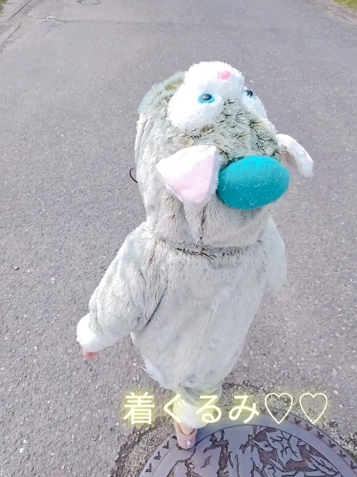 香港ディズニージェラトーニぬいぐるみ着ぐるみ恐竜