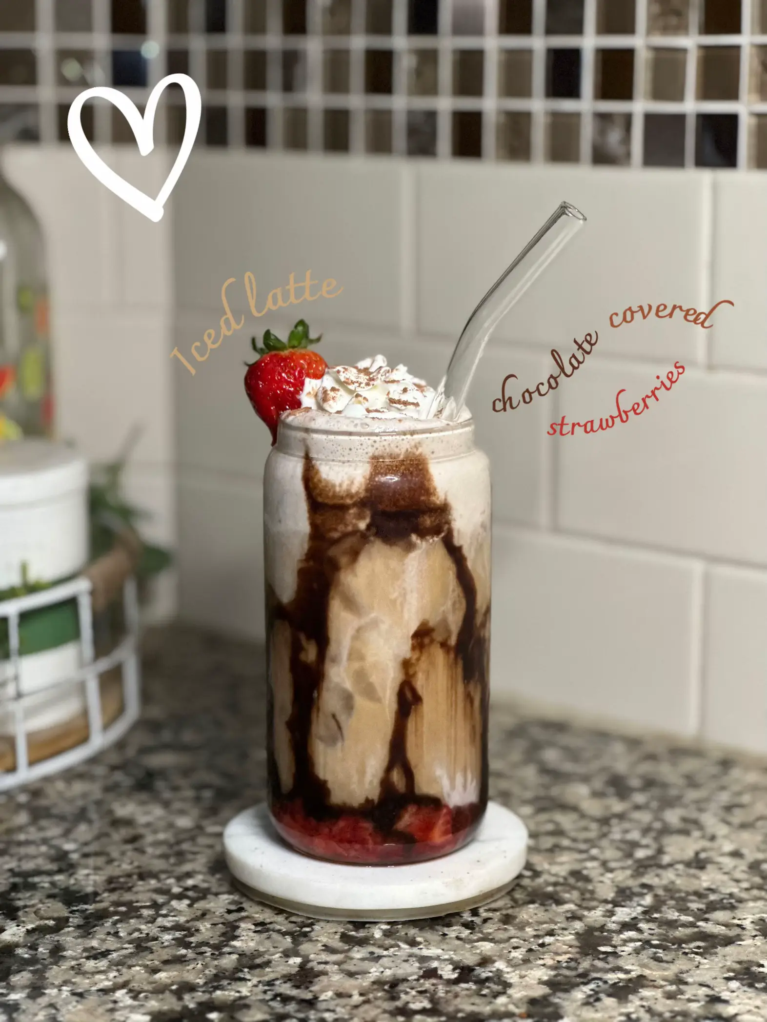 Strawberry & Chocolate Latte Recipe