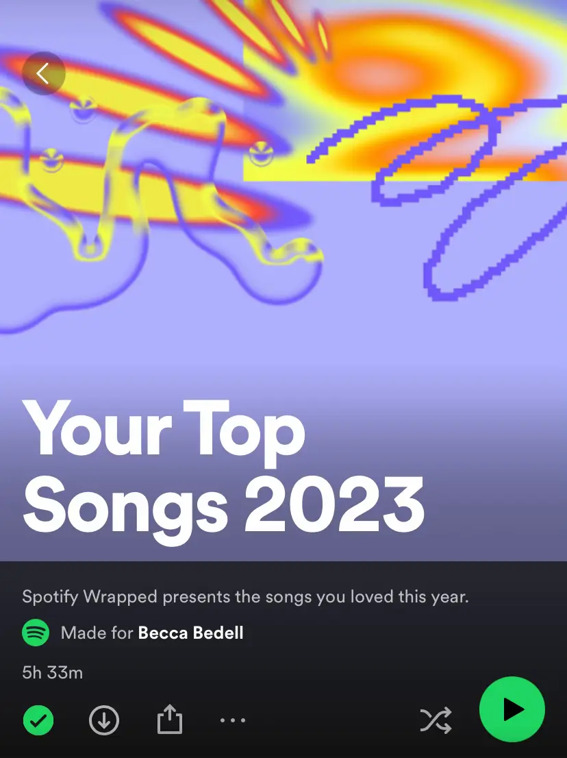 Your Top Songs 2023 - playlist by Spotify