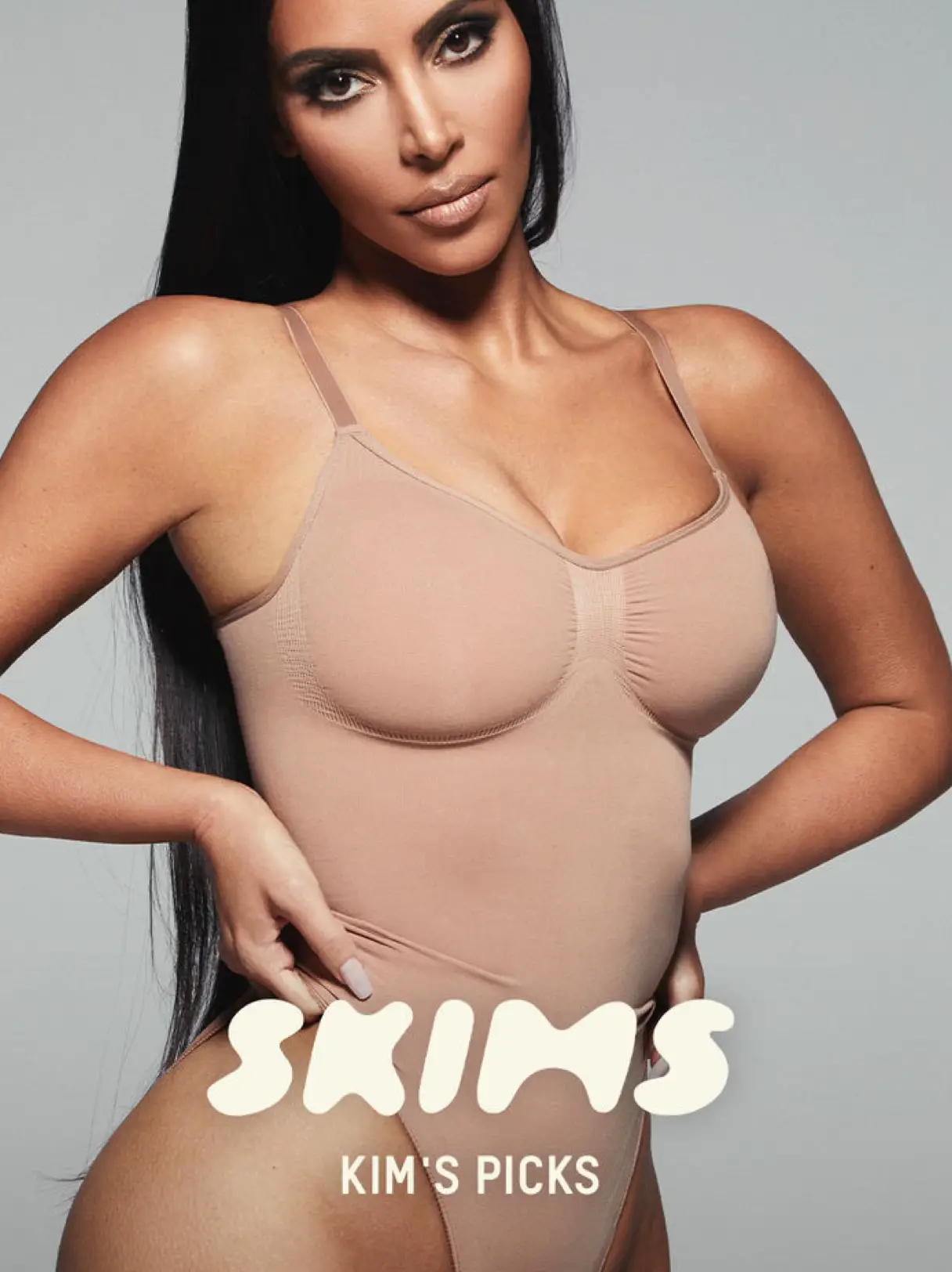 Kim Kardashian SKIMS Soft Lounge Long Slip Dress, Marble X-Large