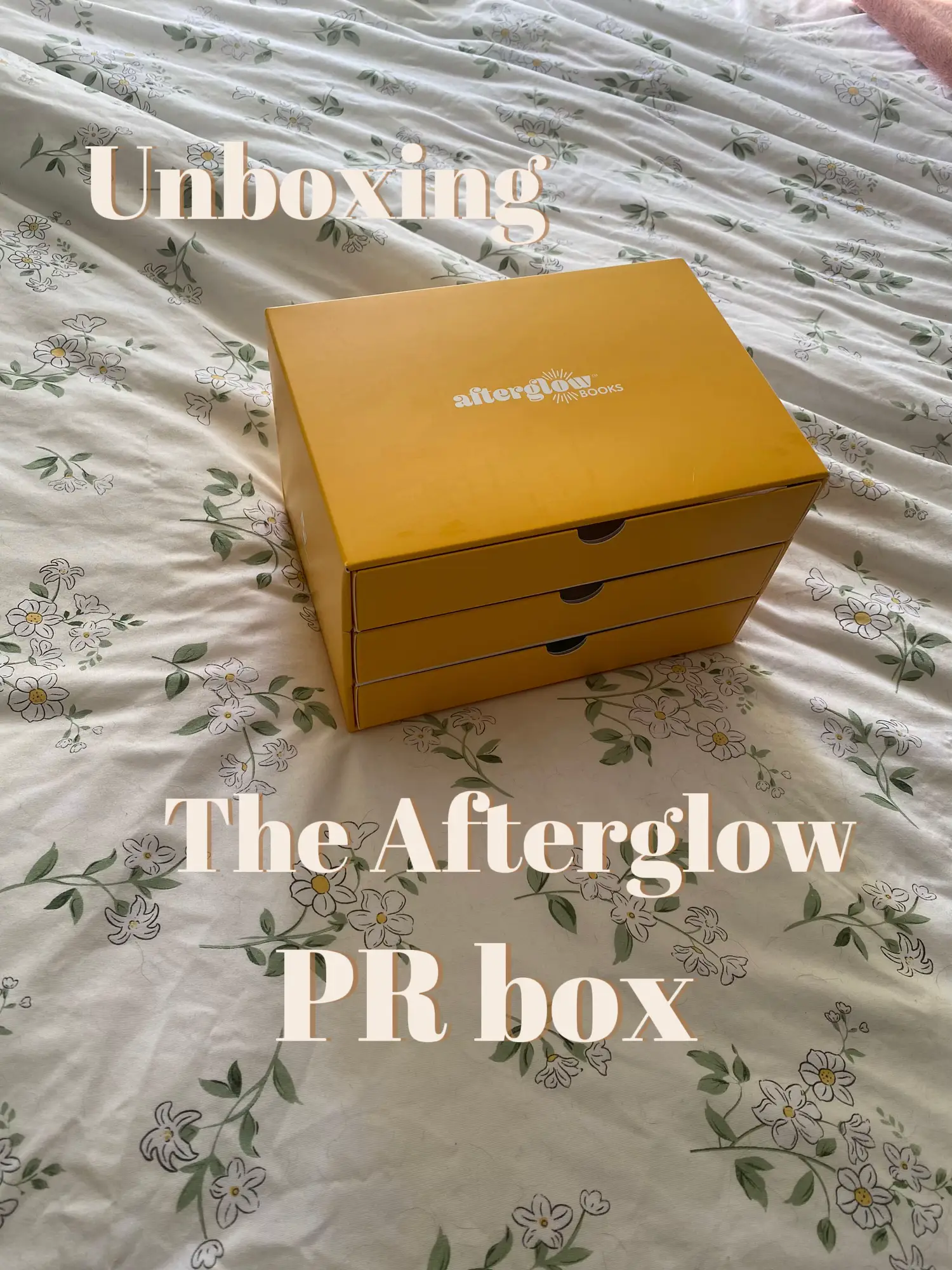 Unboxing the Afterglow Books PR box | Gallery posted by wickedreads ❄️ |  Lemon8