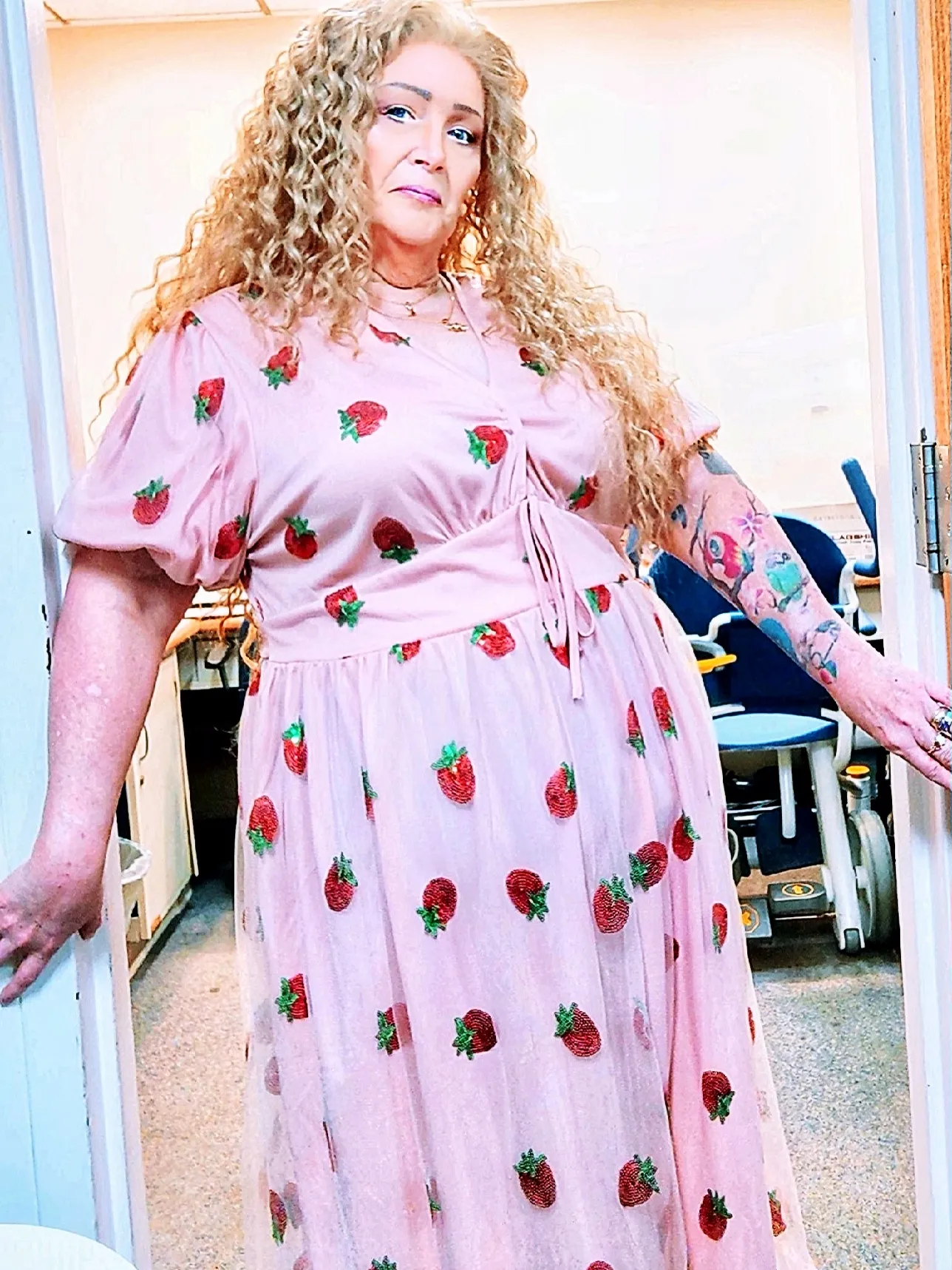 strawberry dress plus size