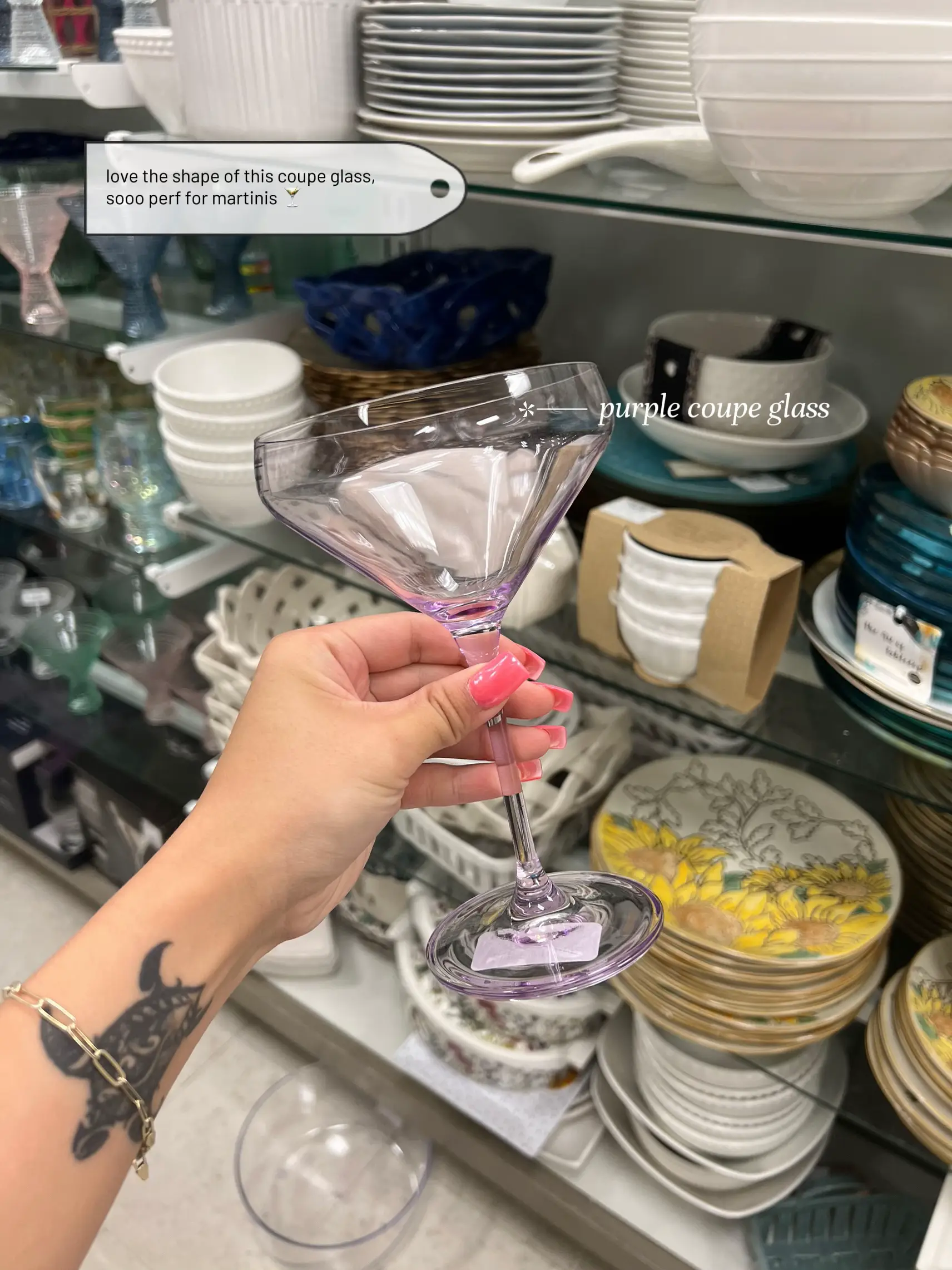 Aesthetic Glassware at HomeGoods (Aug) 🍸💖