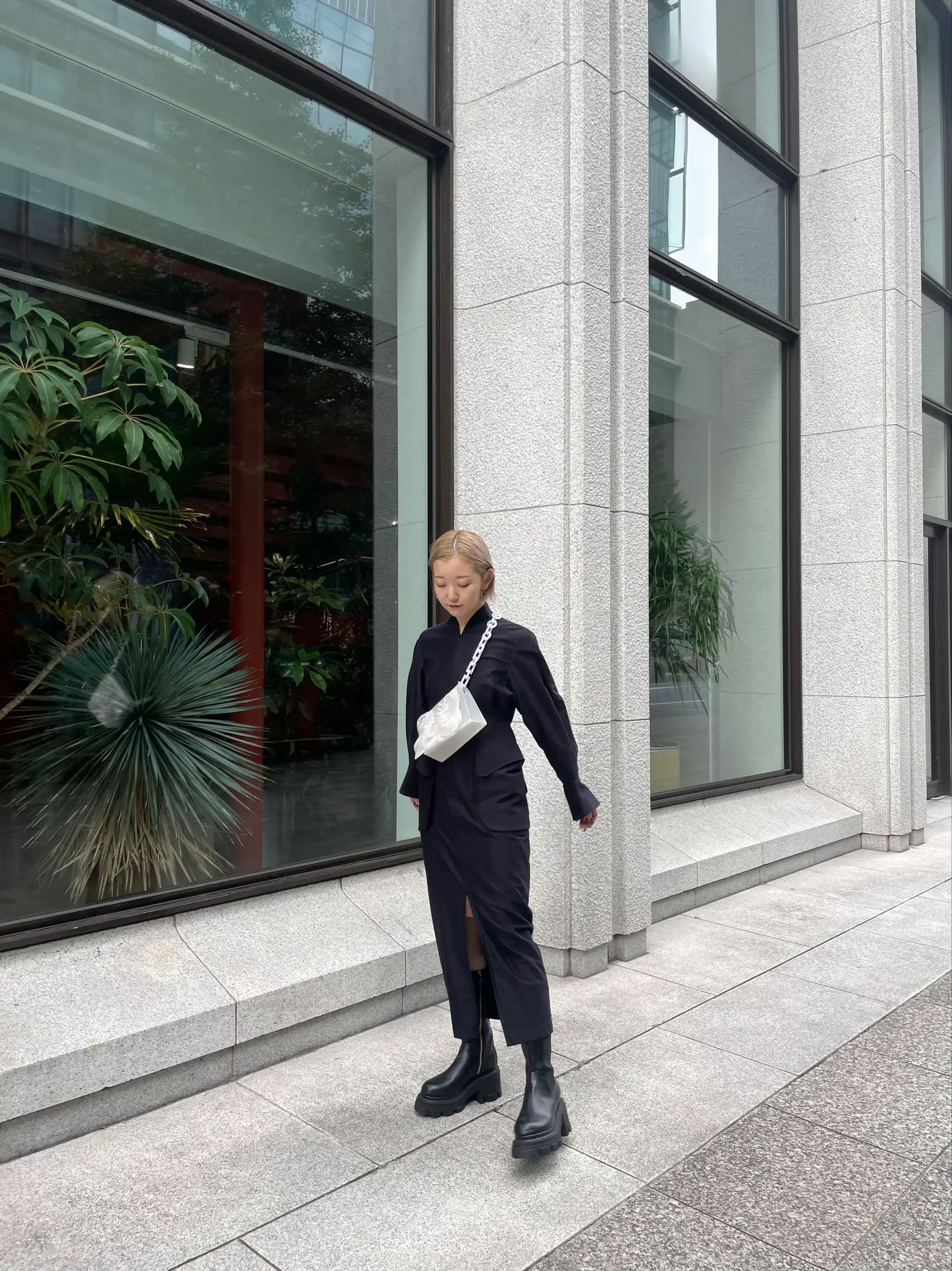 mame kurogouchi🐈‍⬛】美ラインワンピース👗マメで秋もスタイルアップ  