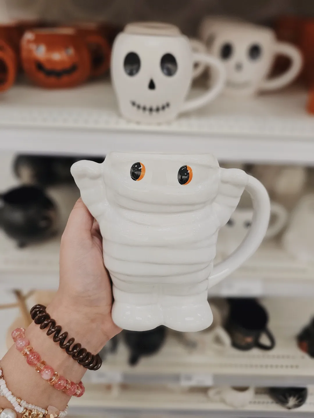 Cute Ghost With Glasses Mug