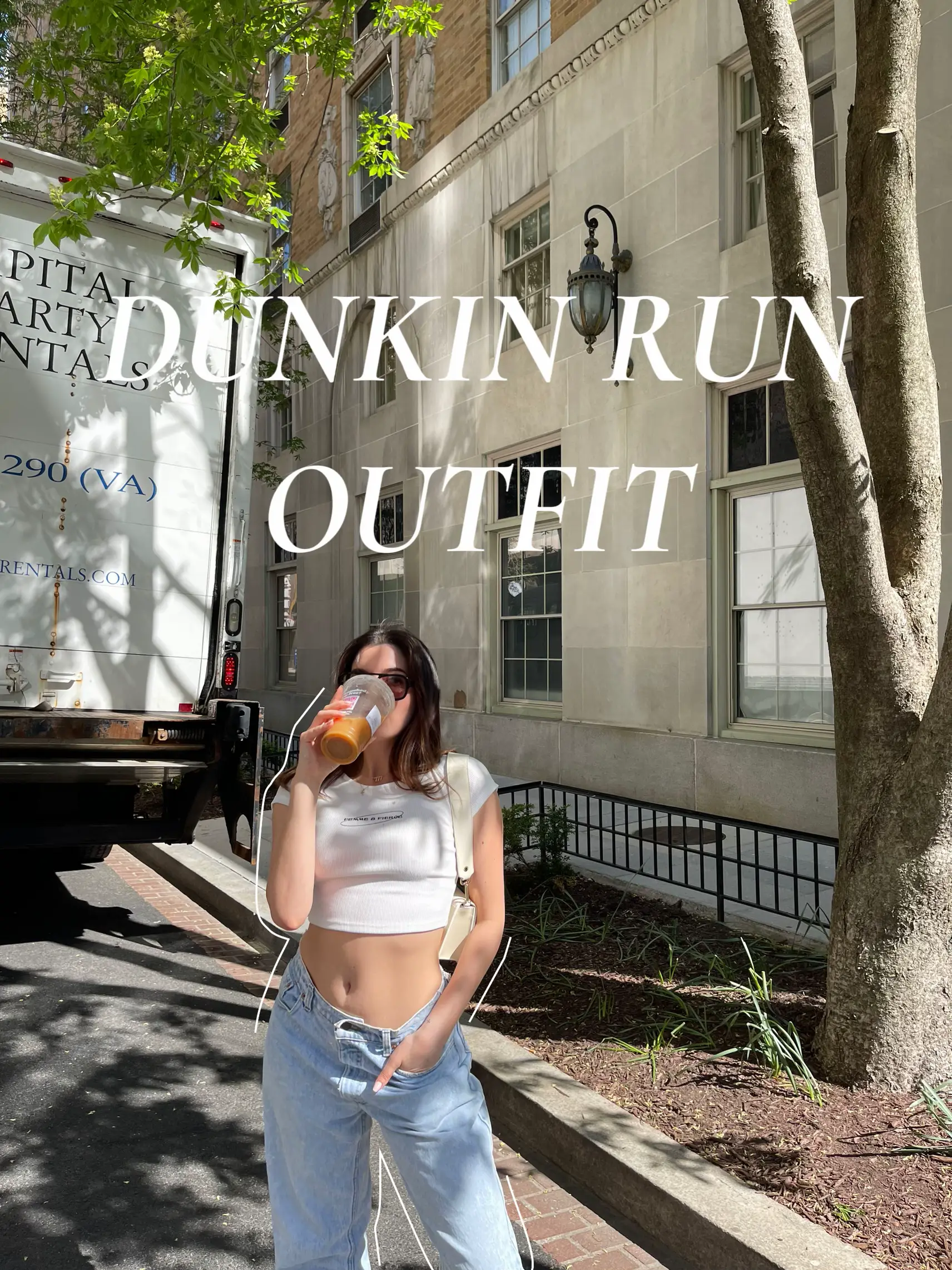 DUNKIN RUN OUTFIT 🫶🥰🌸 | Gallery posted by Ressa Rose ♡ | Lemon8