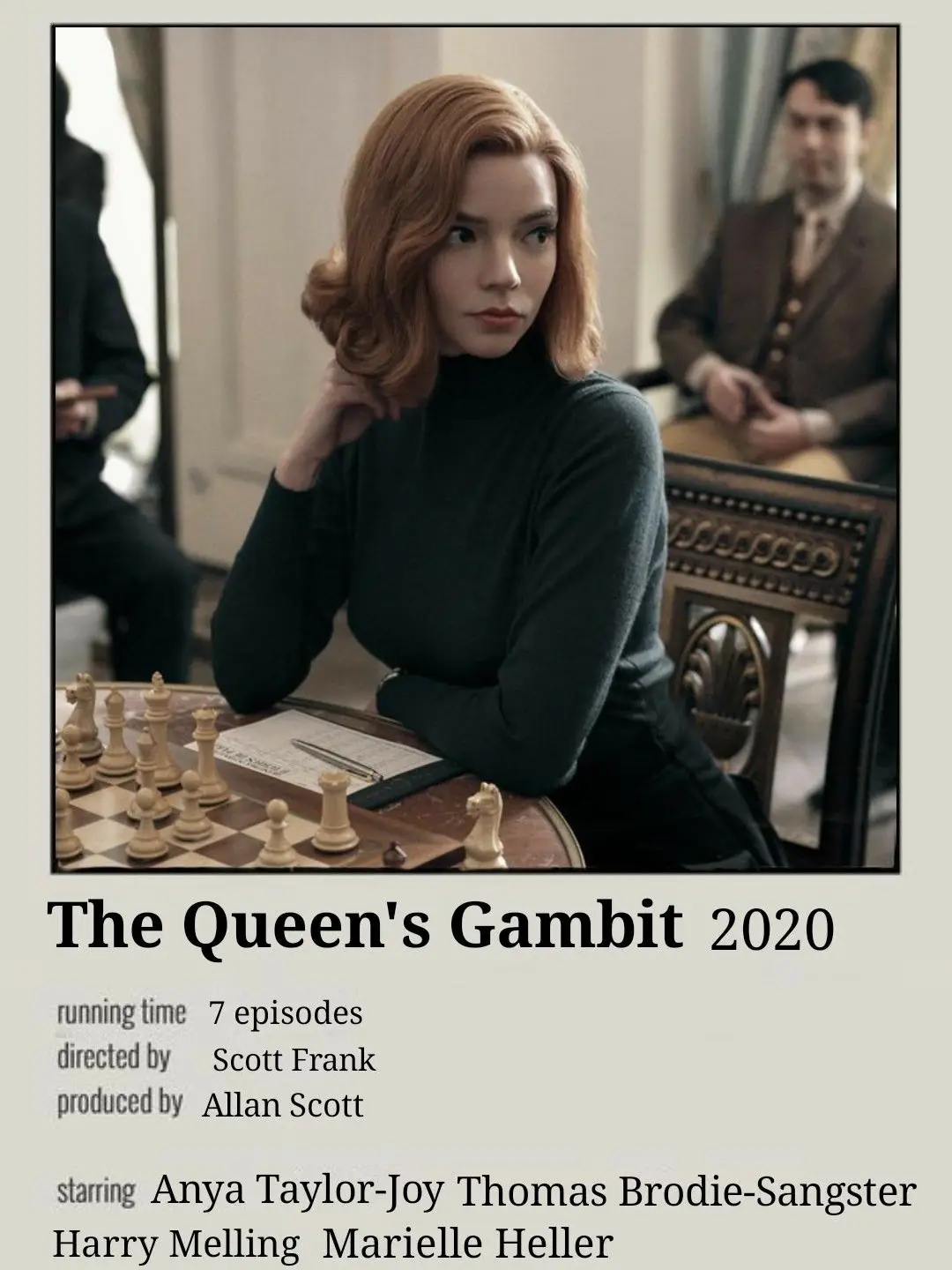 welcome  The queen's gambit, Anya taylor joy, Queen's gambit aesthetic