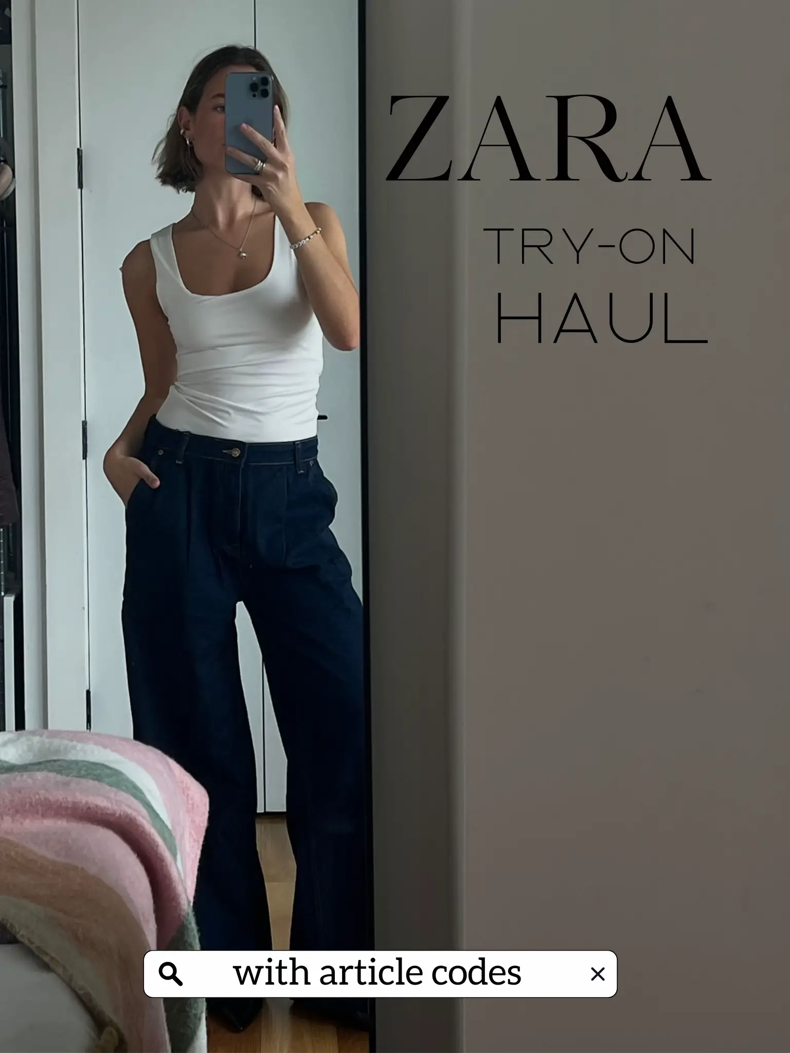 ZARA JEANS TRY ON HAUL  I found the perfect pair of jeans!! 