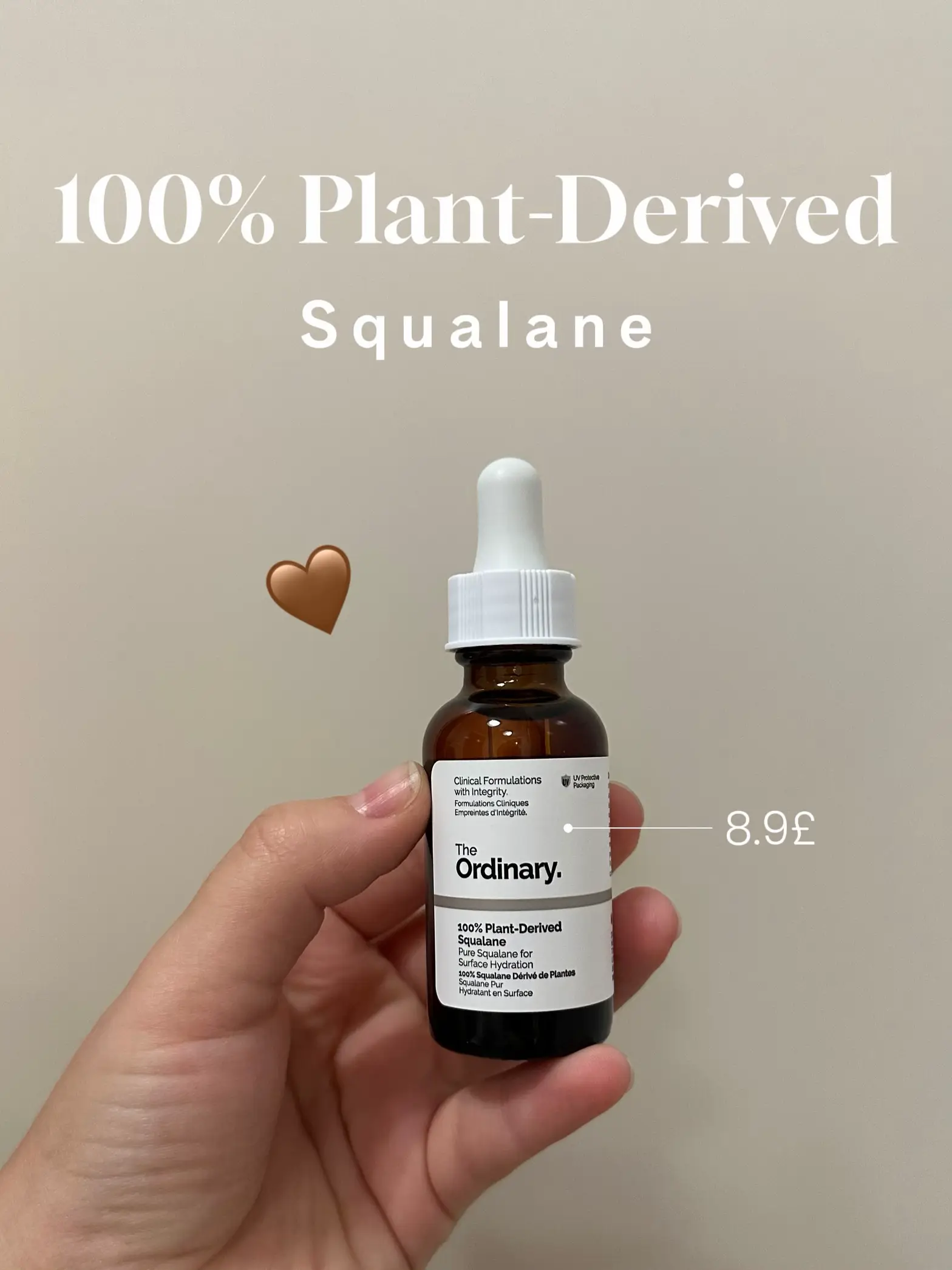 100% Plant-Derived Squalane