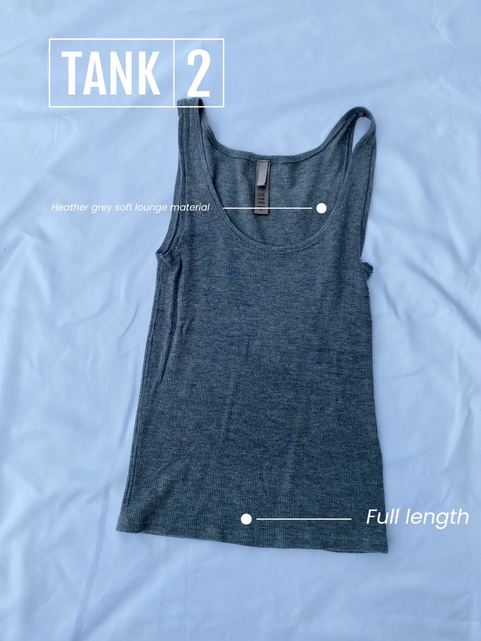 SKIMS cotton rib tank in colour Mineral The tank is - Depop