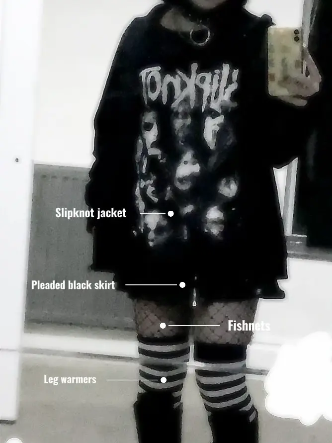 Punk Leopard Vintage Leg Warmer Women Harajuku Korean Gothic Sock Emo