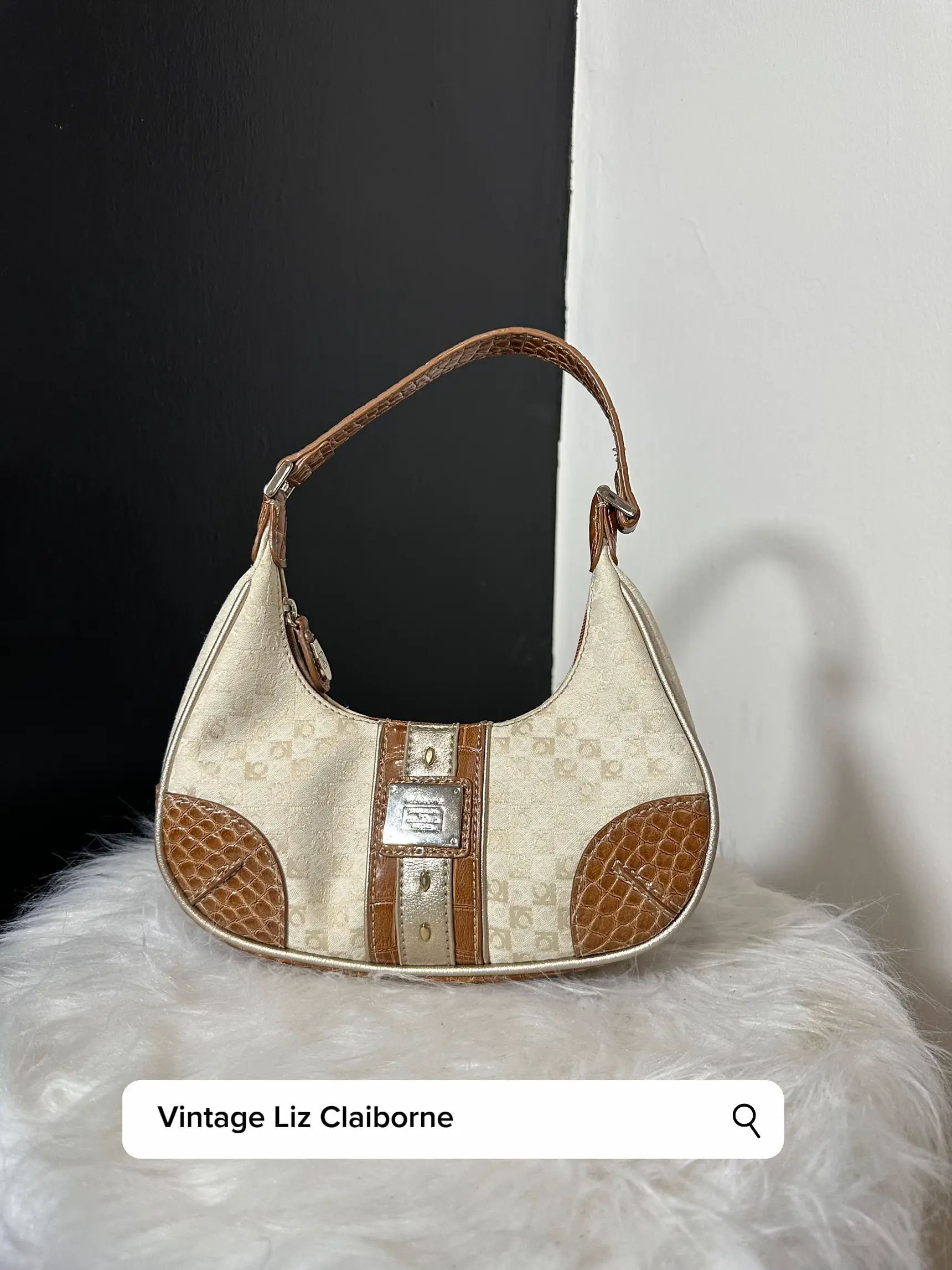 Liz claiborne white on sale purse