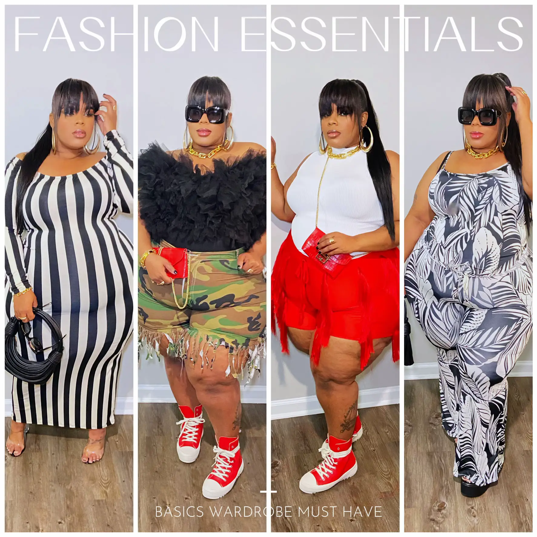 DESTROYED - The Sunday Slay  Plus Size Ripped Jeans Fashion Lookbook 