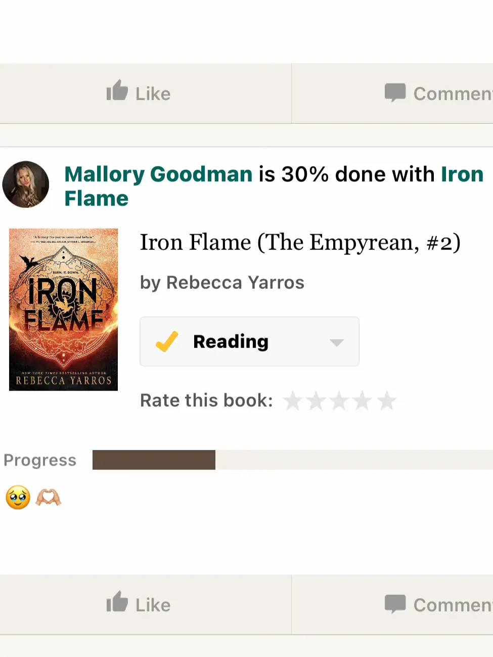 Iron Flame (The Empyrean, 2)