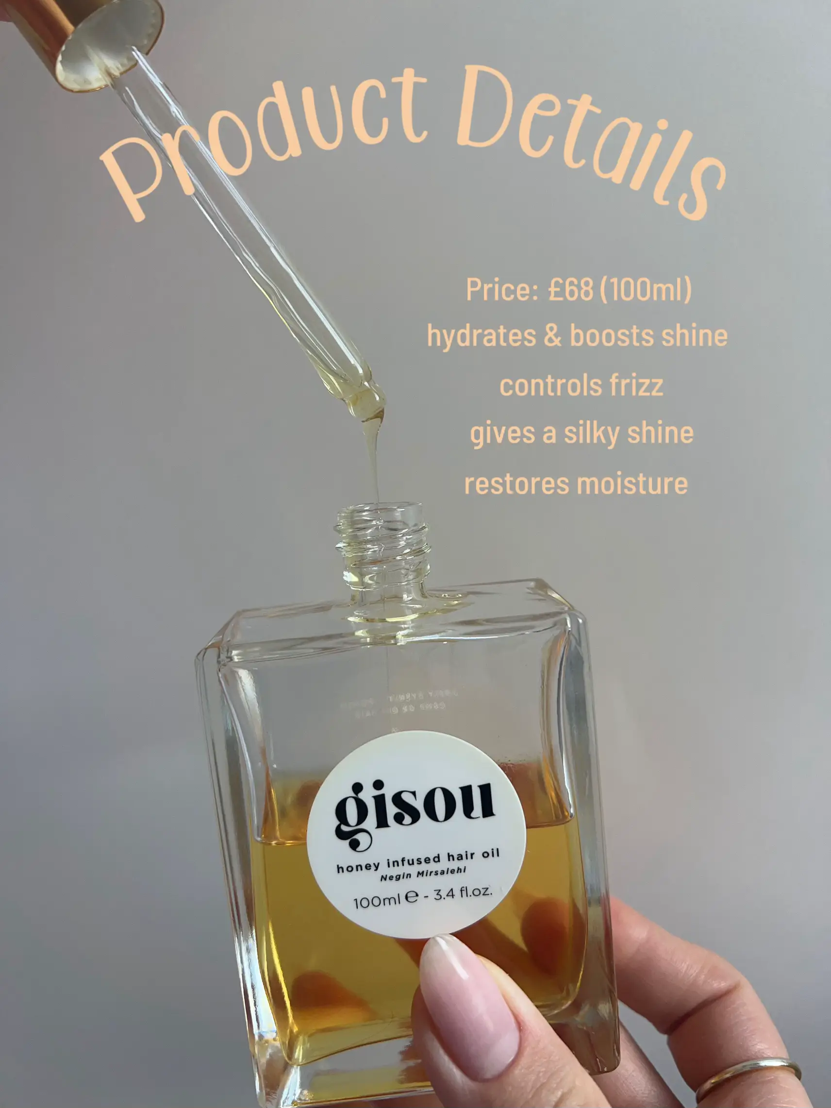 Honey-Scented Hair Fragrance for a Silky Shine – Gisou