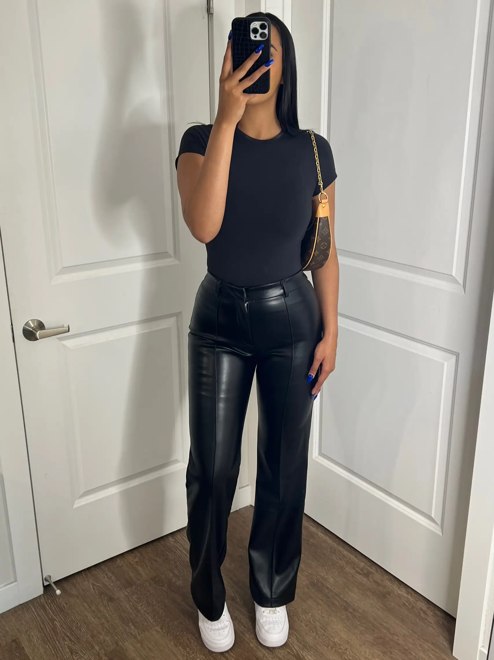 12 Easy Ways To Style Leather Paper Bag Waist Pants 2020 #leather