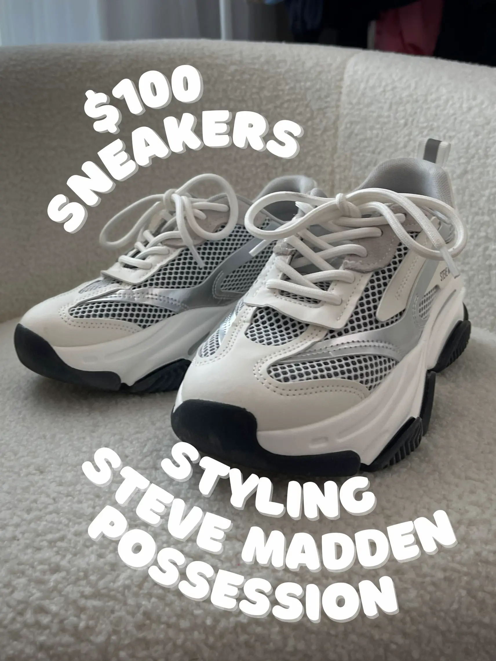 🤍Styling Steve Madden Possession Sneakers, Gallery posted by Marissa  Leigh