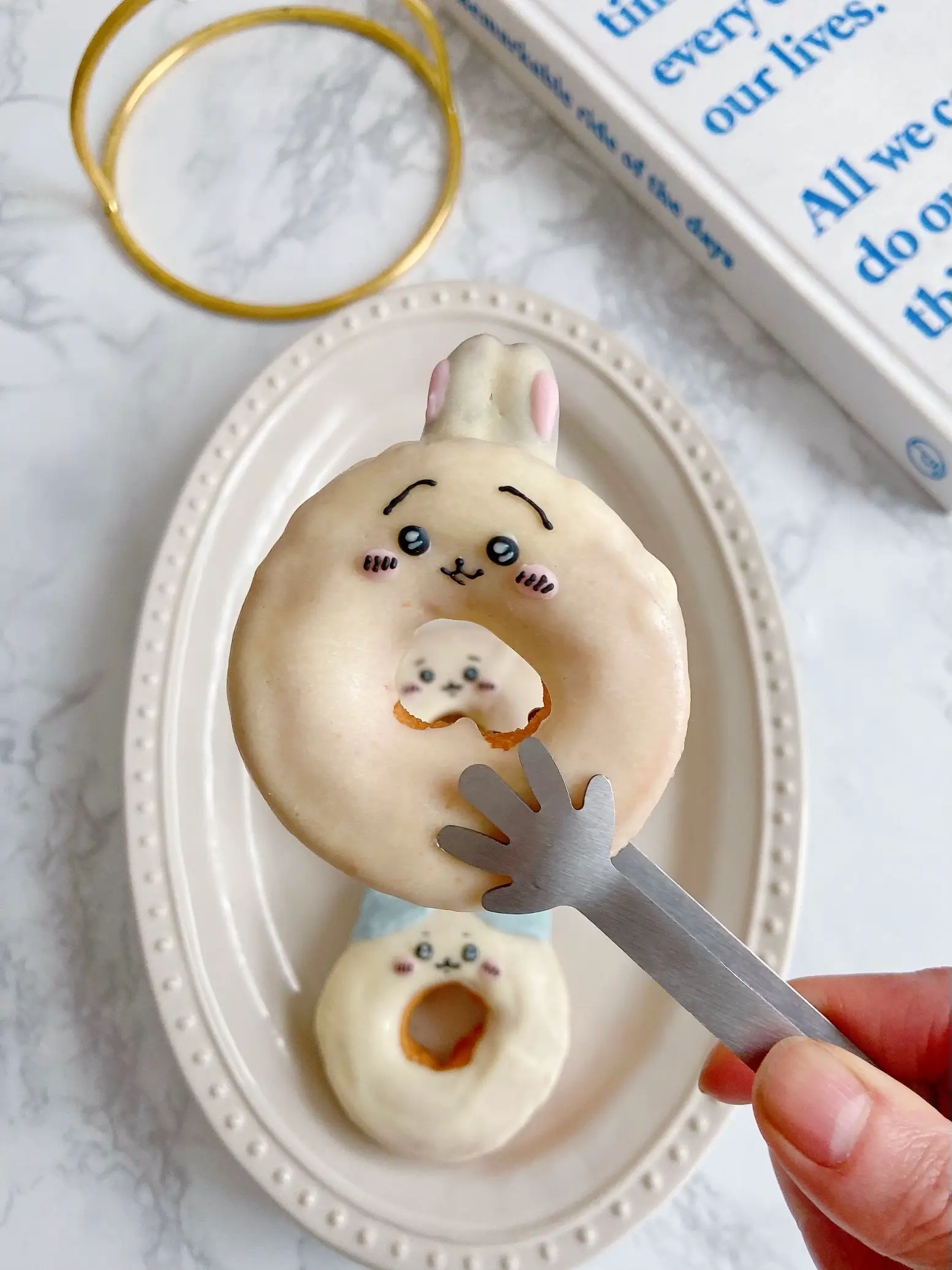 市販の材料で作る！ちいかわドーナツ🍩 | YOKO⑅◡̈*おうちカフェが  