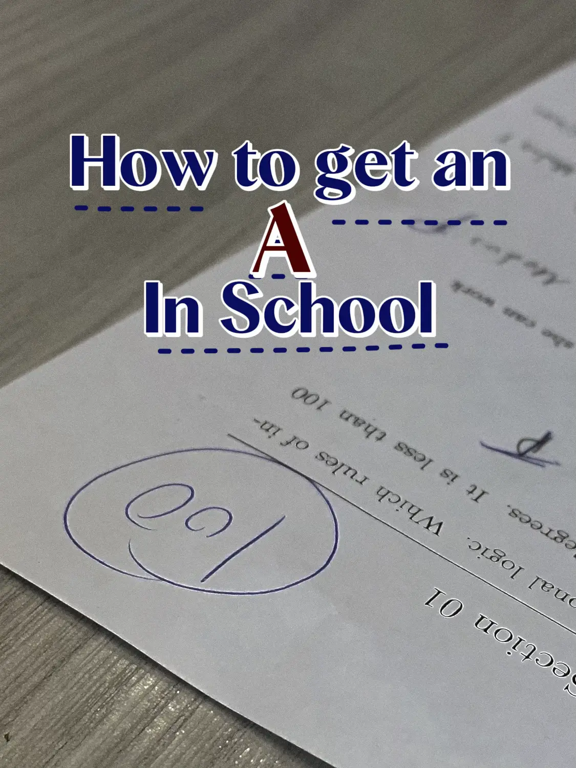How to get an A In School | Gallery posted by AliPond232 | Lemon8