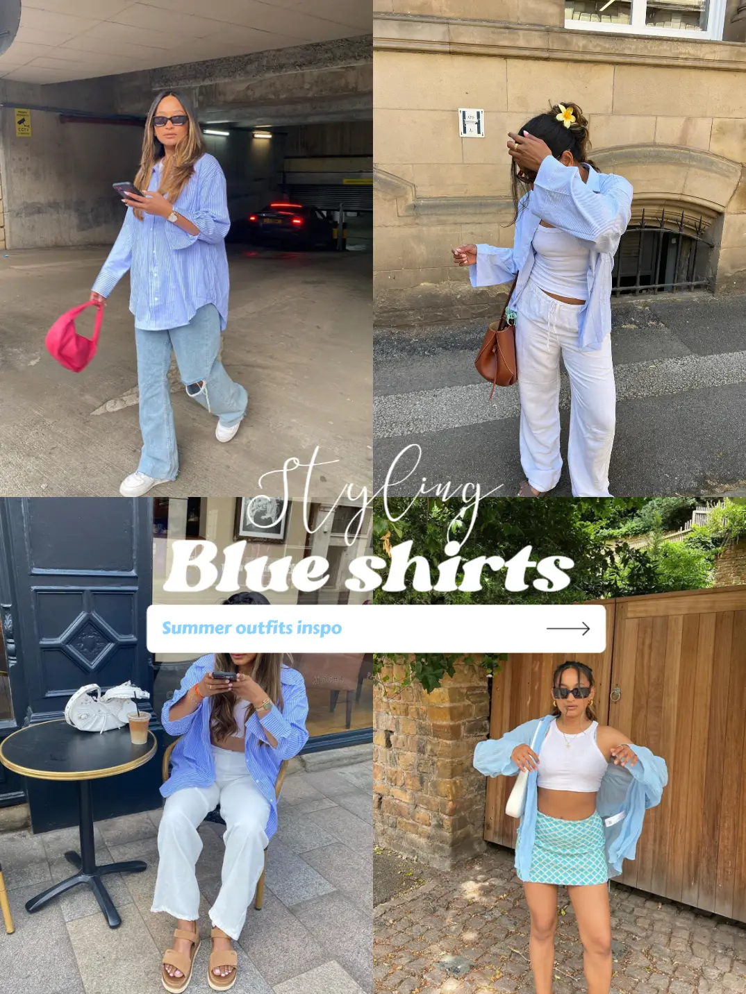 blue shirt fashion trends - Lemon8 Search