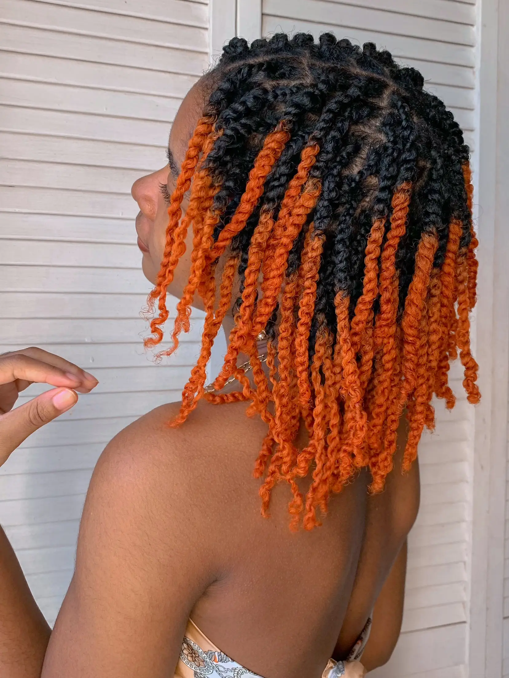 Human Hair Mini Twist with Cornrows, Gallery posted by heymikelya