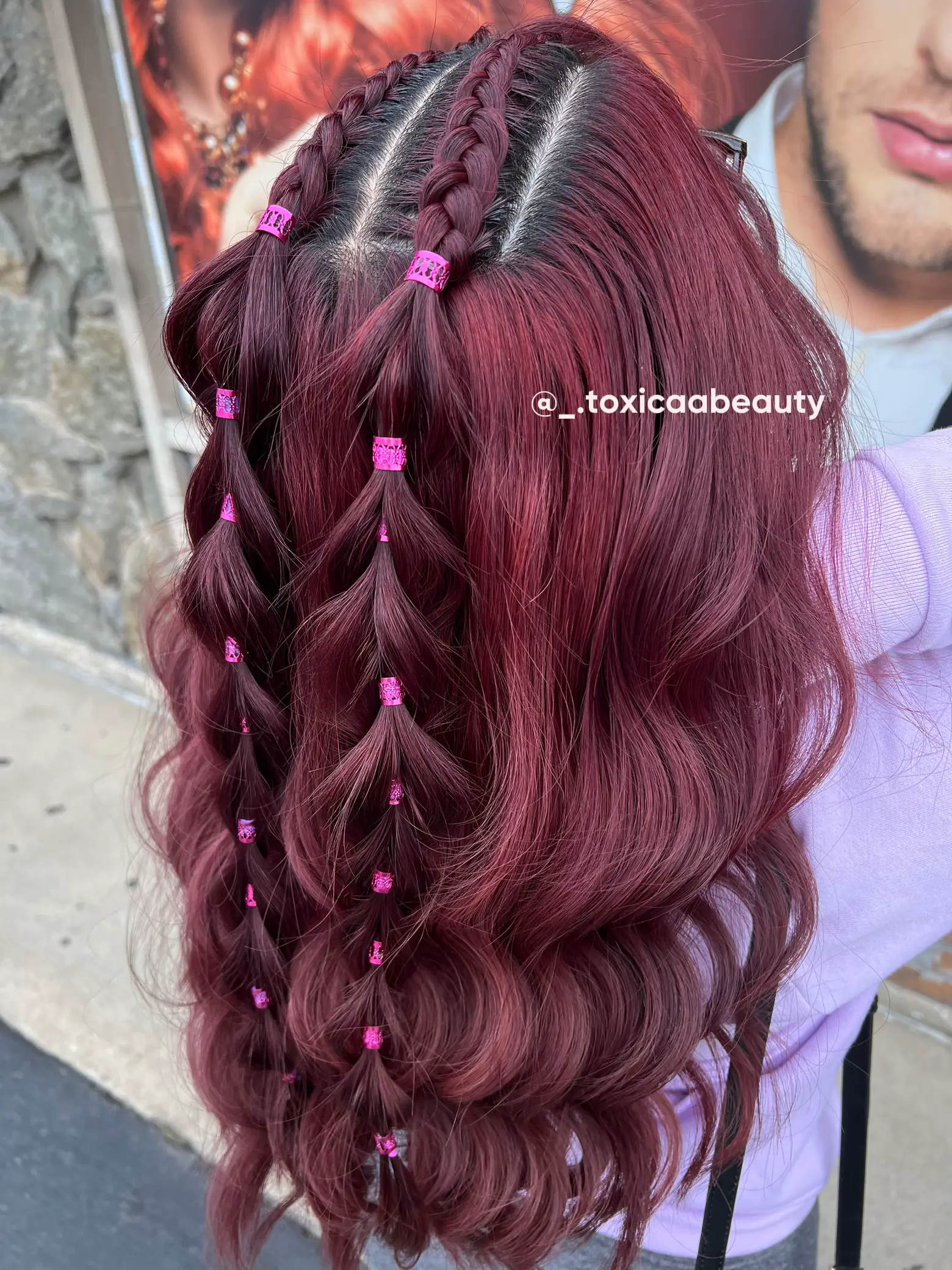 In case you're wondering what a 10lb braid looks like 💖 Via the
