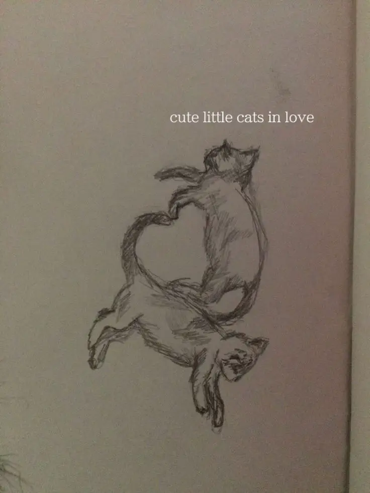  Cat Vintage Sketchbook: Large and Inspiring Drawing