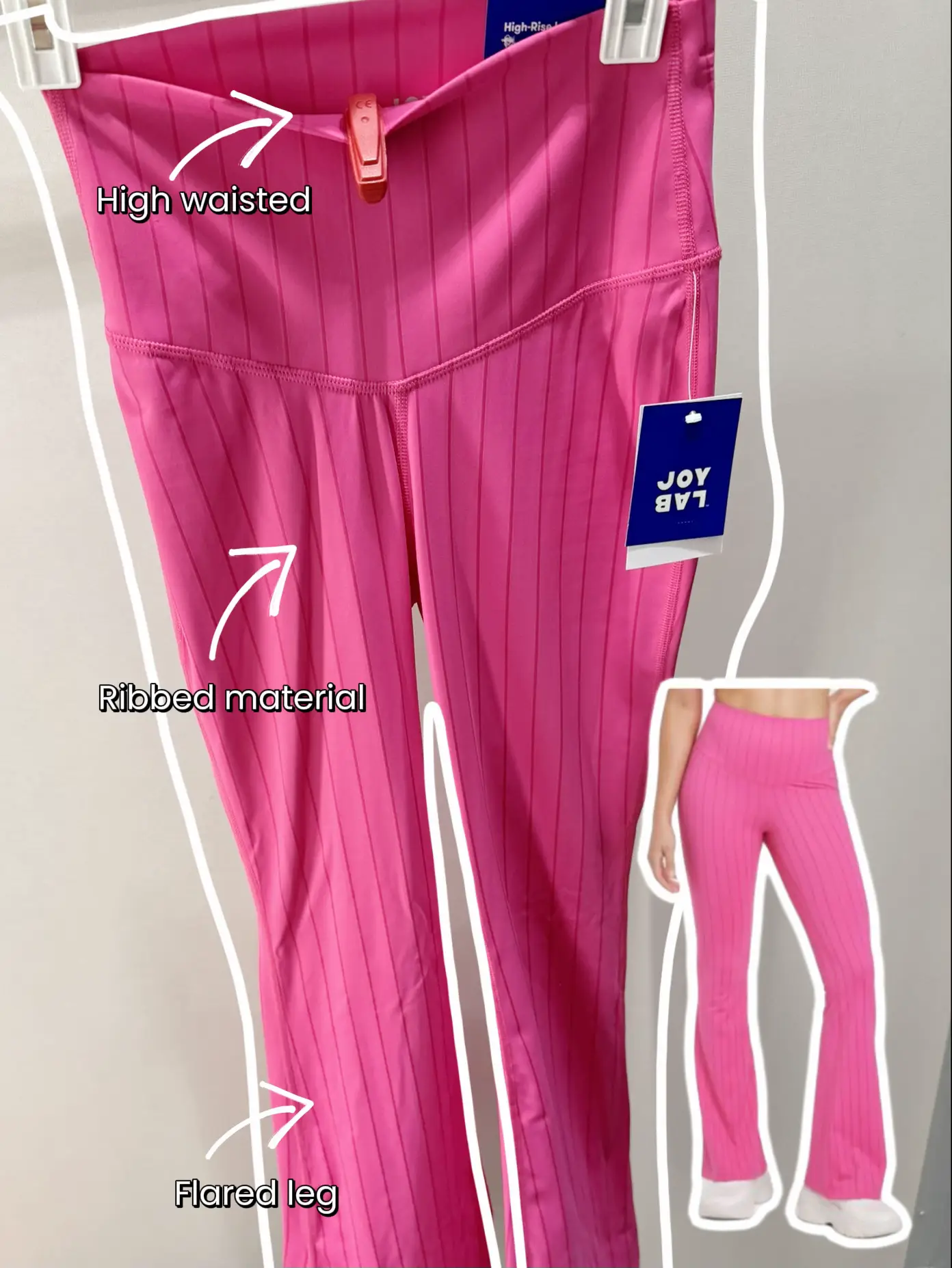 Women's Cozy Ribbed Crossover Waistband Flare Leggings Pajama Pants -  Colsie™ Black M