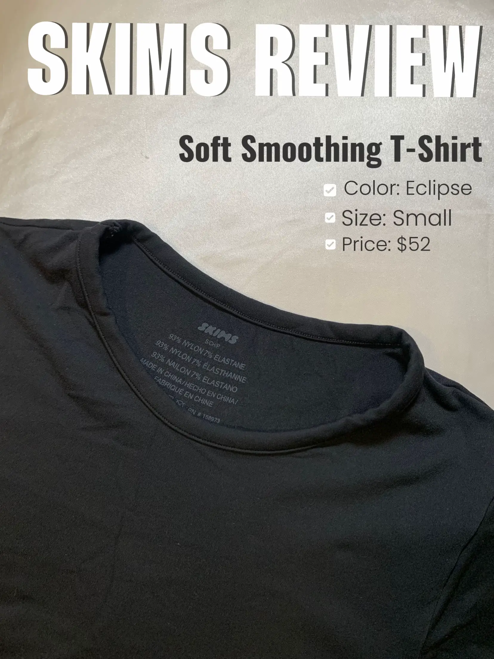 Fit to wear: Soft Smoothing T-Shirt from Skims! #skimsreview