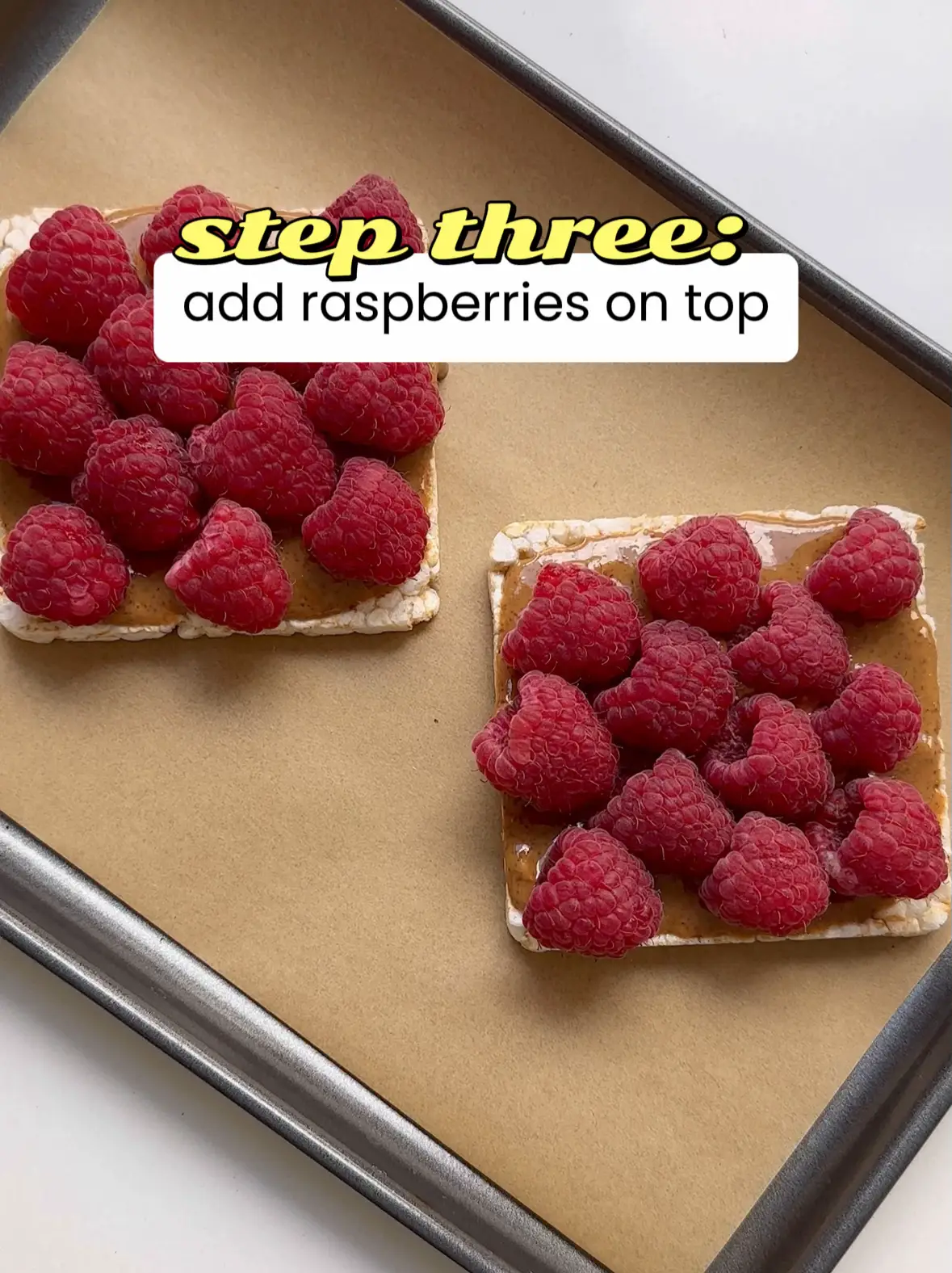 how to make a raspberry chocolate rice cake Gallery posted by naya