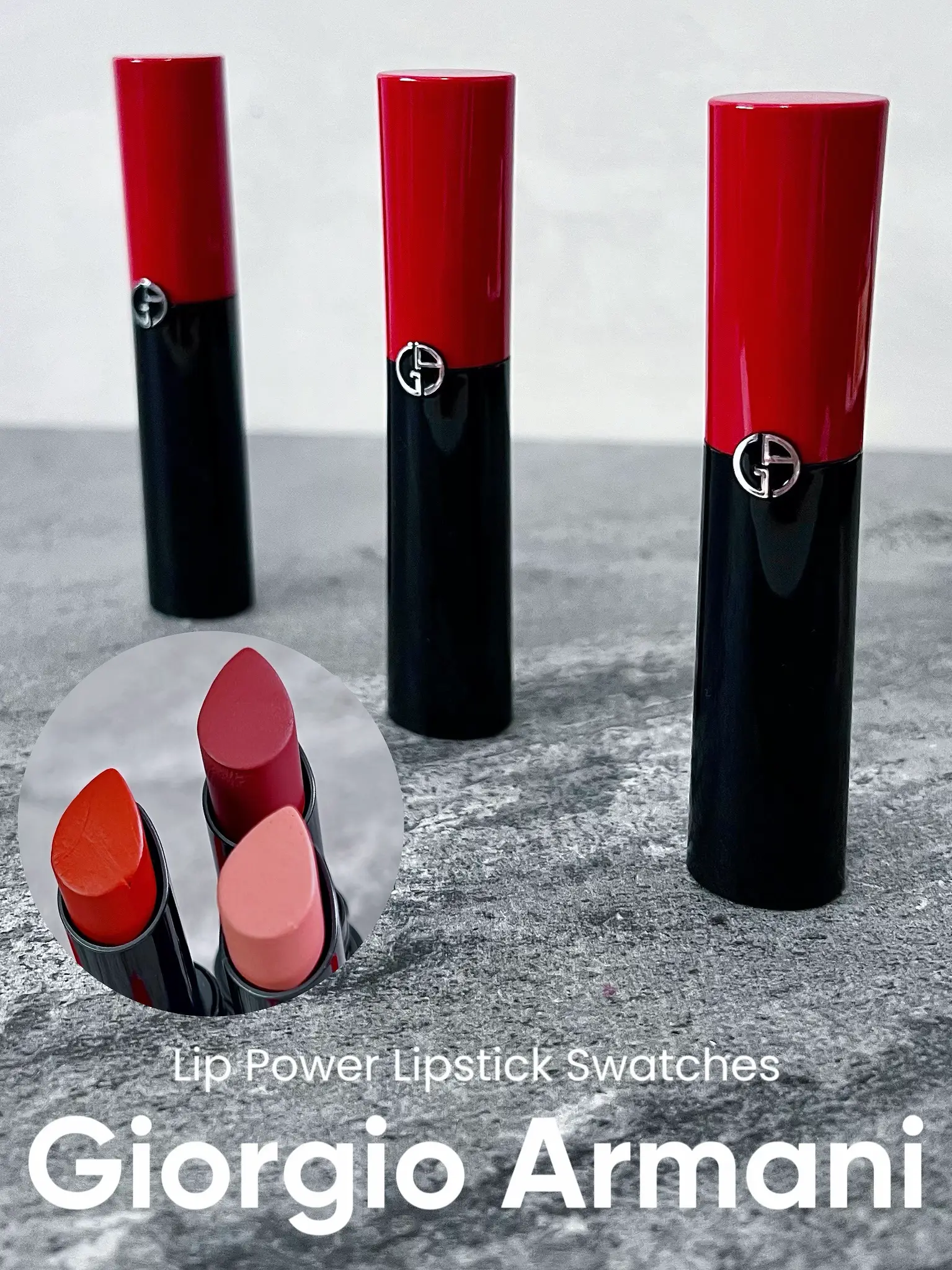 Swatch Armani Lip Power Lipstick Part 2 Gallery posted by