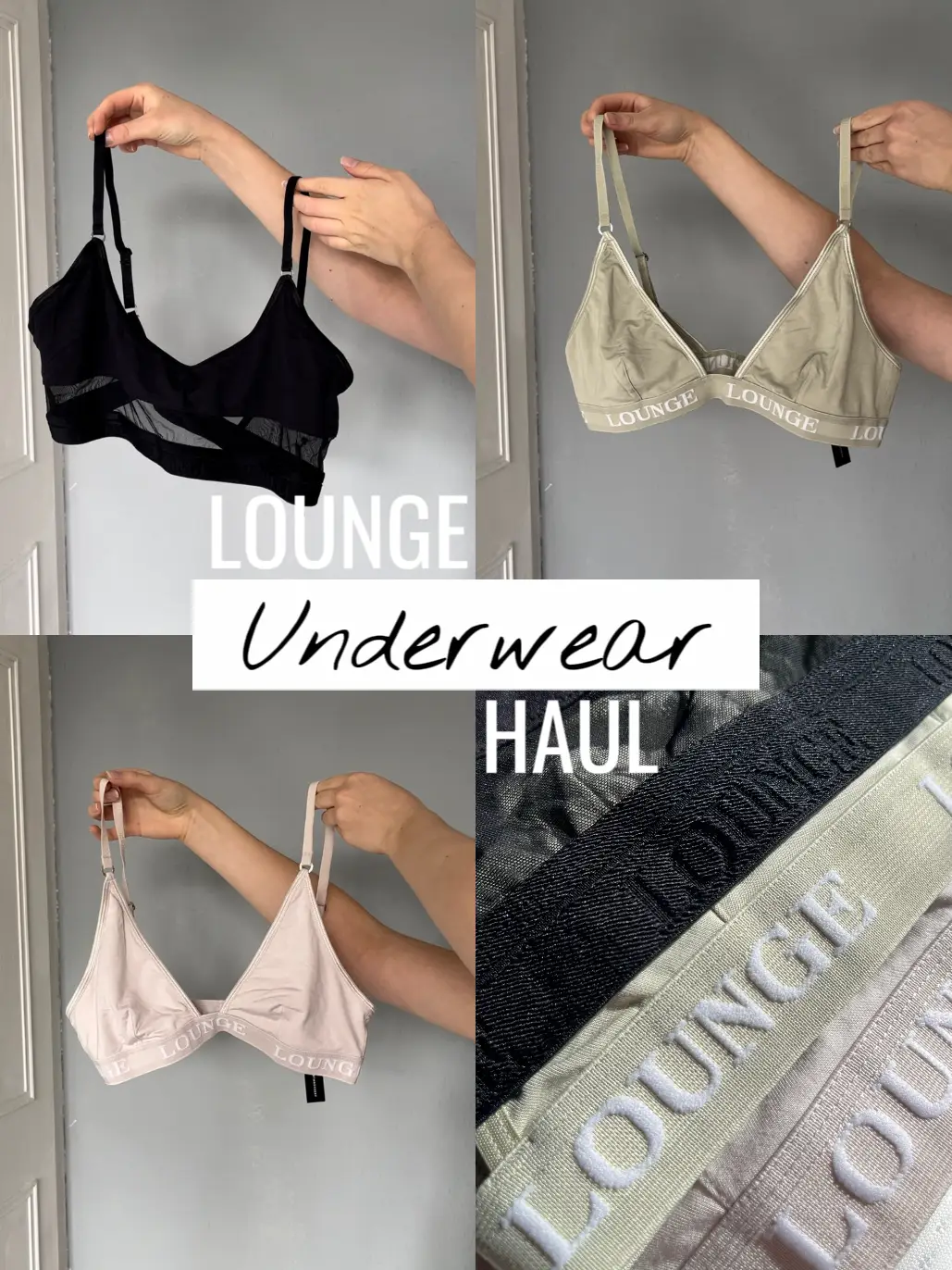 Lounge Underwear Try On Haul #1 