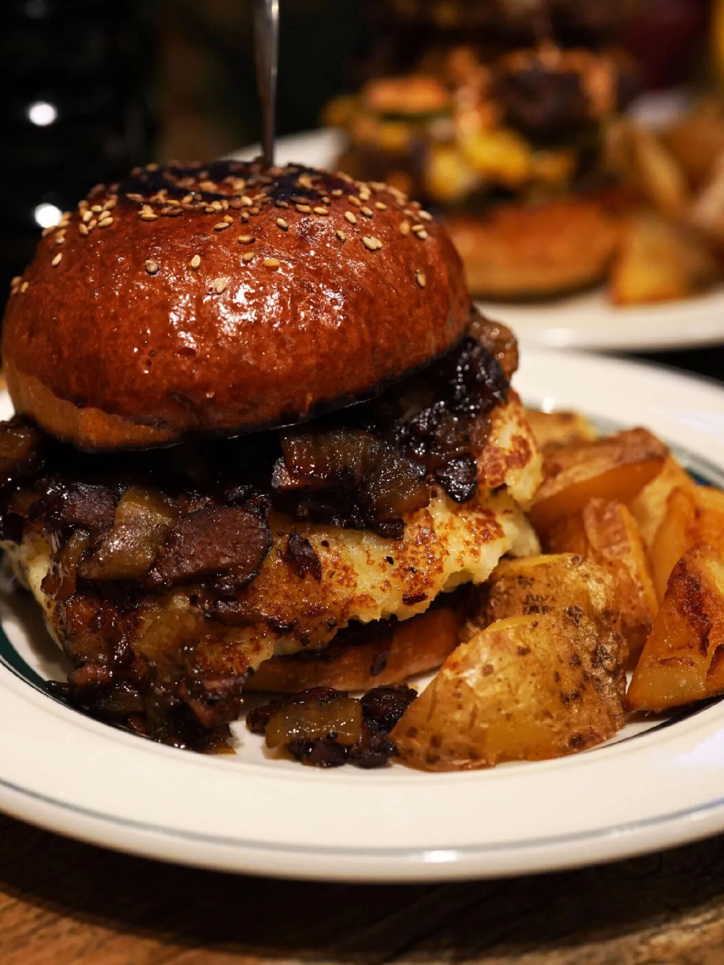 Kobe 】 100 beef patty, hamburger that can get a sense of fulfillment