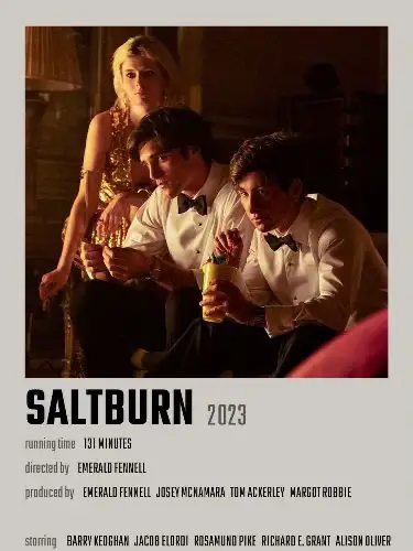 Saltburn movie poster - Jacob Elordi (b) - 11 x 17 inches