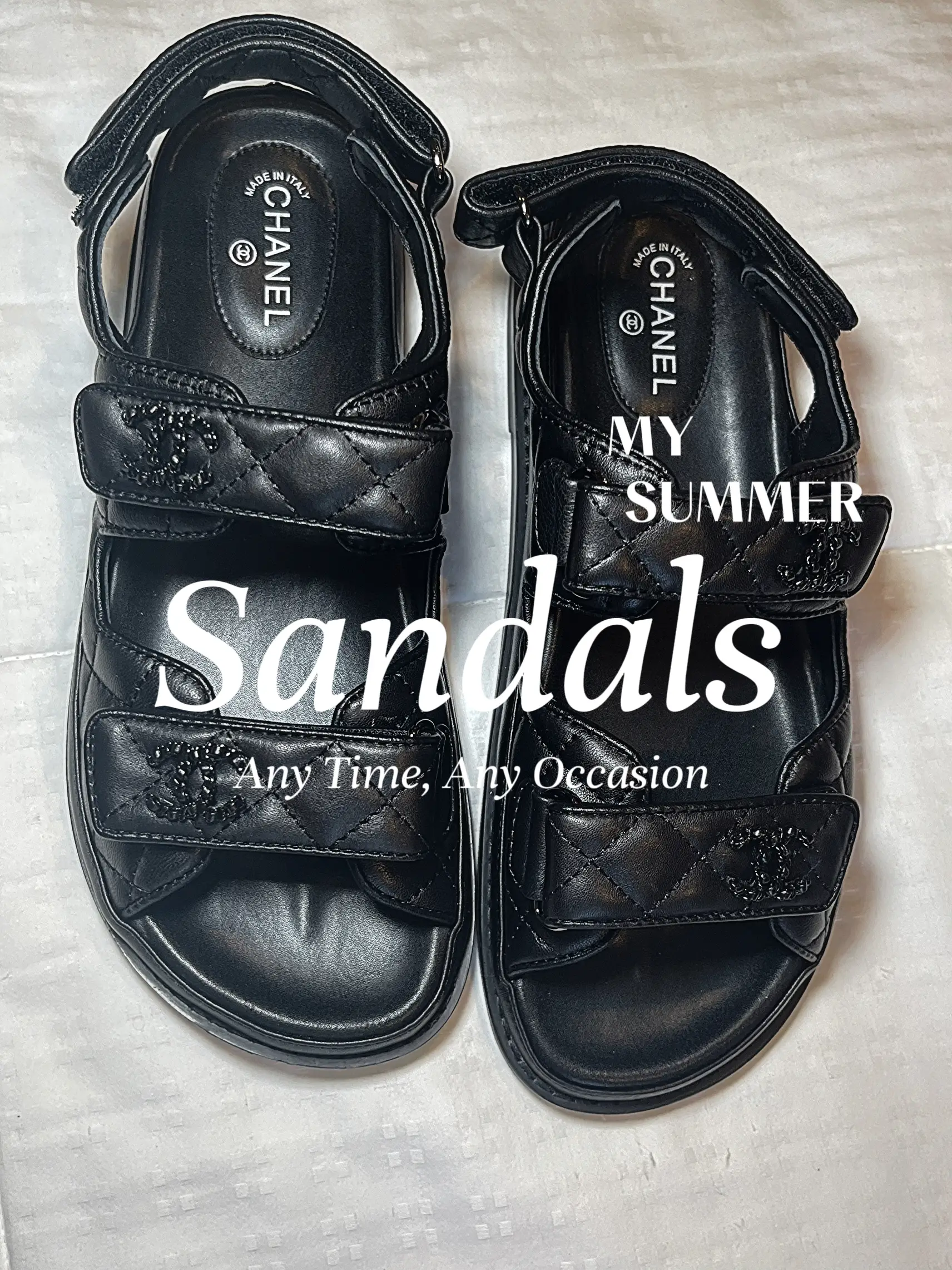 Look at these super cute Chanel Summer Sandals Slides DHGate
