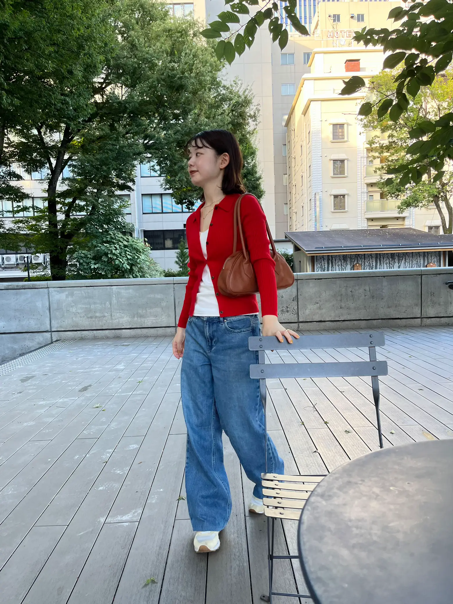 ユニクロU (23AW)フリースジャージー 35 メジャー BROWN 上下セット