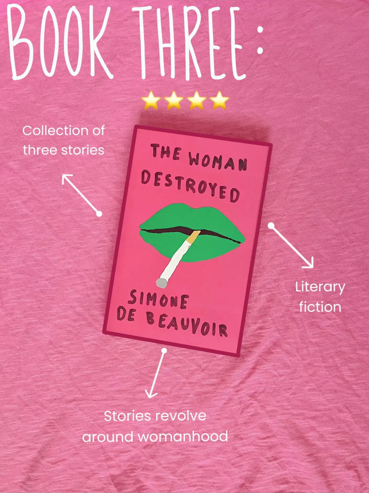 Pink & Red Book Stack – Life According to Jamie