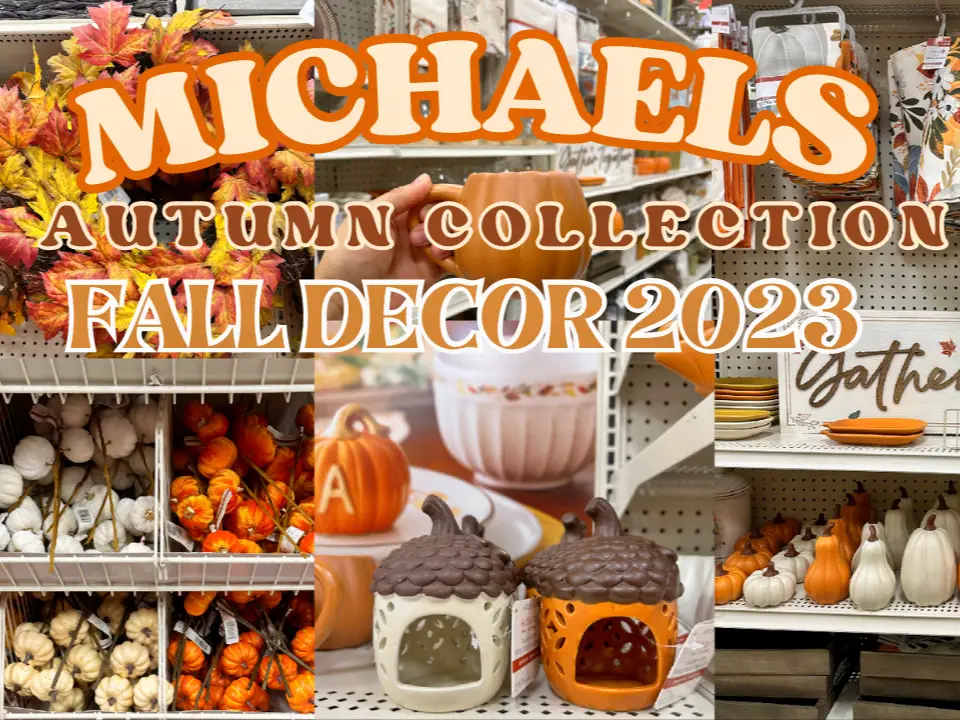 A Michaels near me is putting up fall! Autumn is coming