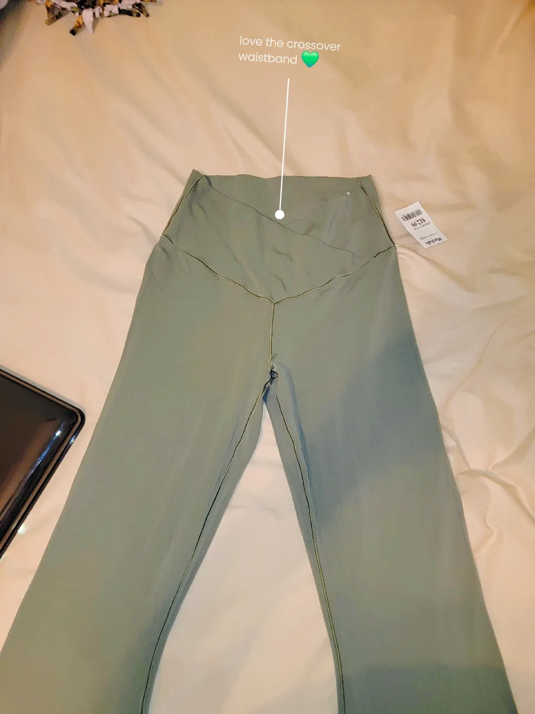 American Eagle Arie Burnt Orange Crossover High waisted Flare Leggings Size  XS - $30 (40% Off Retail) - From Caroline