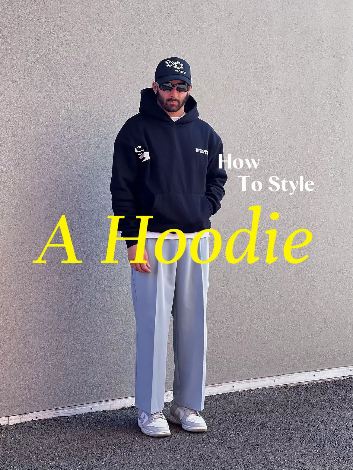style hoodie oversize pria - Lemon8 Search
