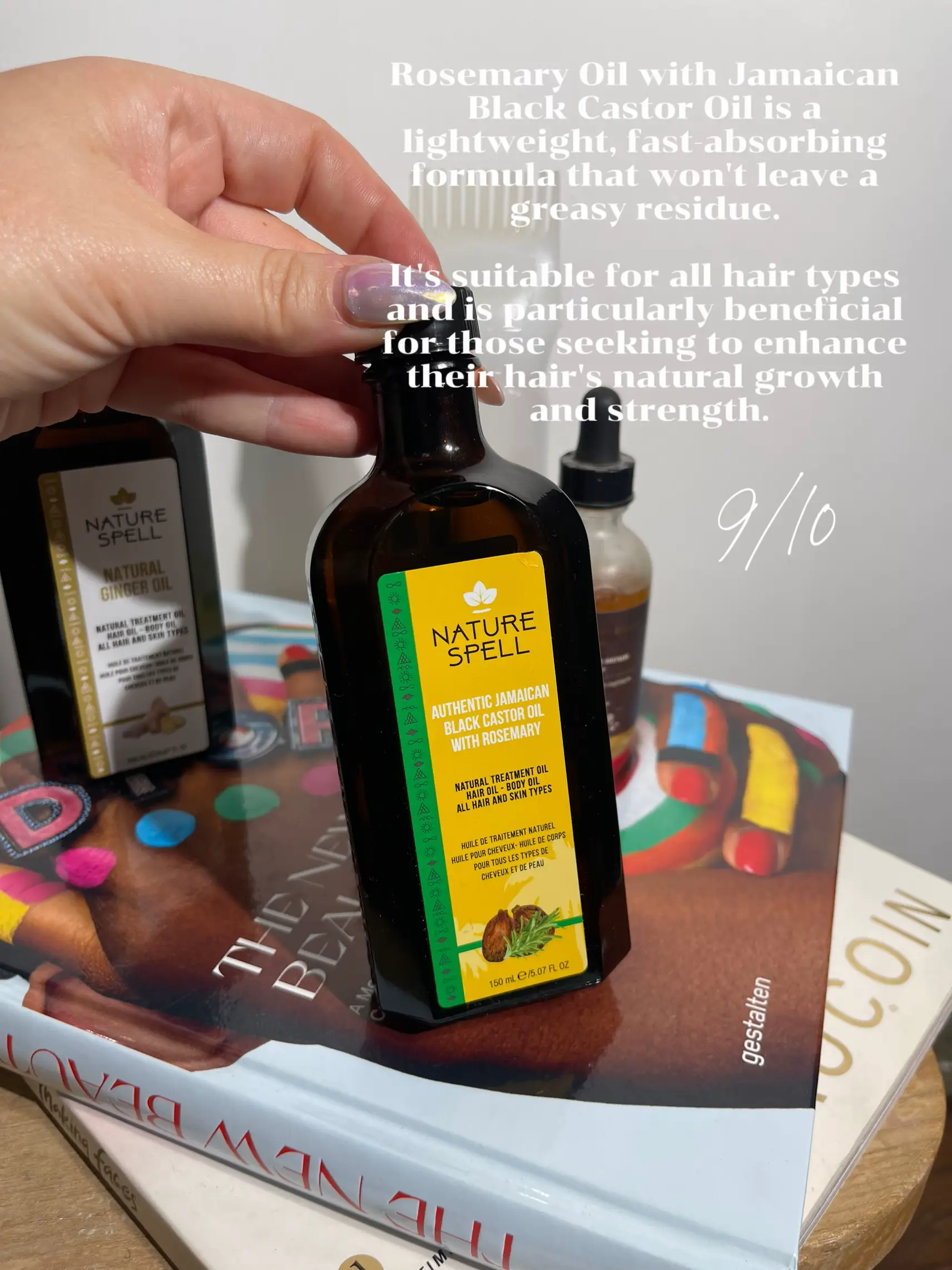 The Nature Spell Jamaican Black Castor Oil is a multi purpose oil