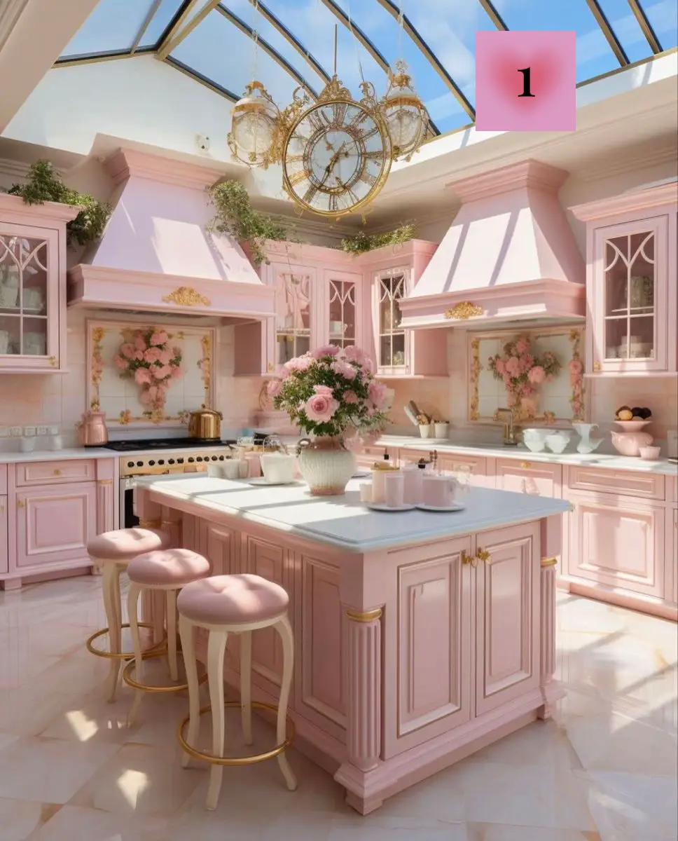Designing A Pink Kitchen - 20 Pretty Pink Kitchen Ideas
