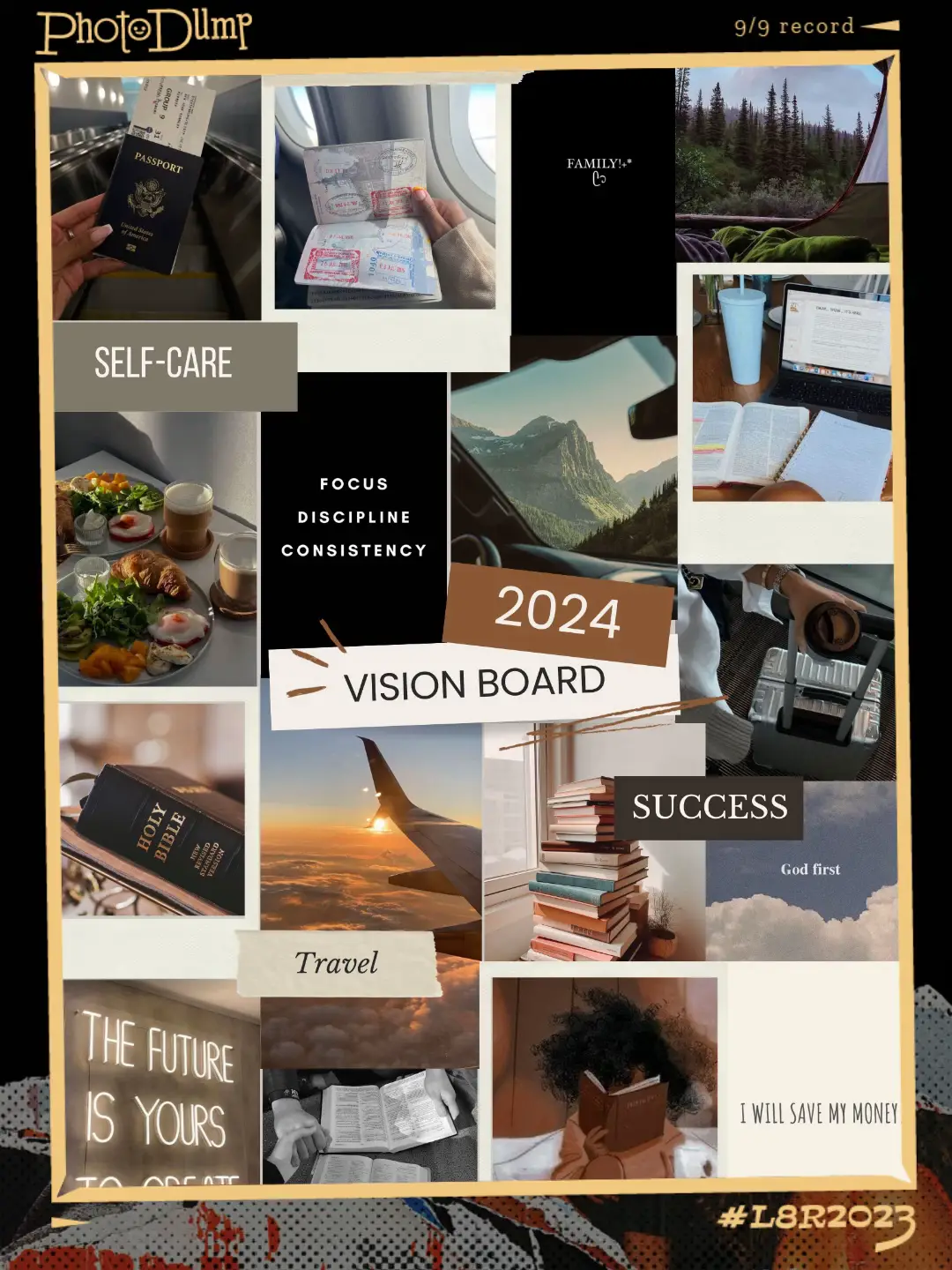 2024 DIY Vision Board 🍋🫶🏾✨