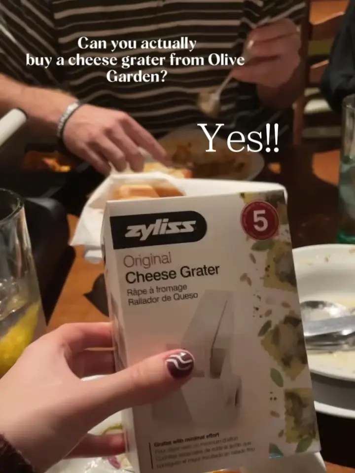OLIVE GARDEN CHEESE GRATER, Video published by Audrey